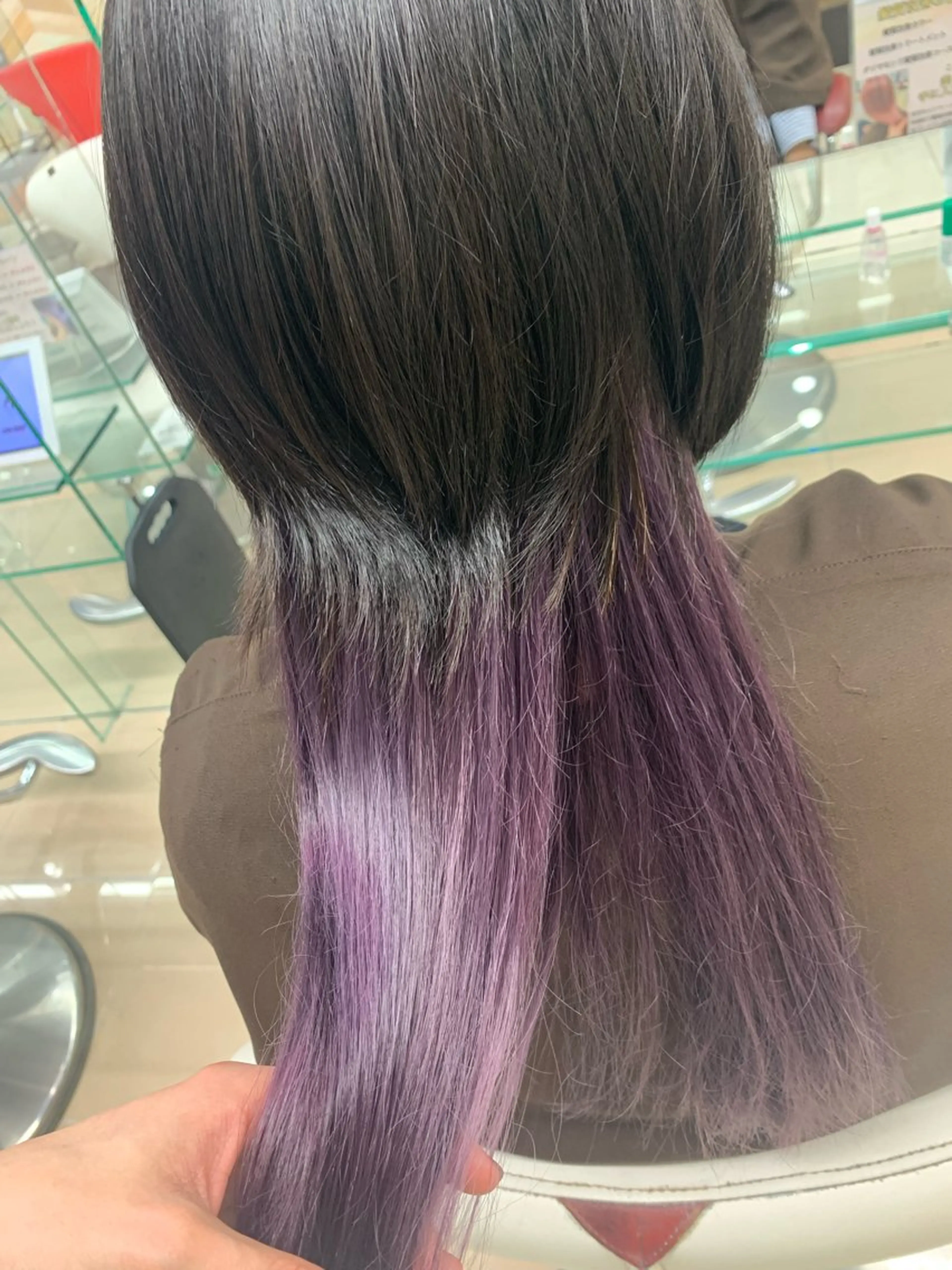 ロング カラー デザインカラー ロング ウルフカット EARTH kazu🐰のヘアスタイル