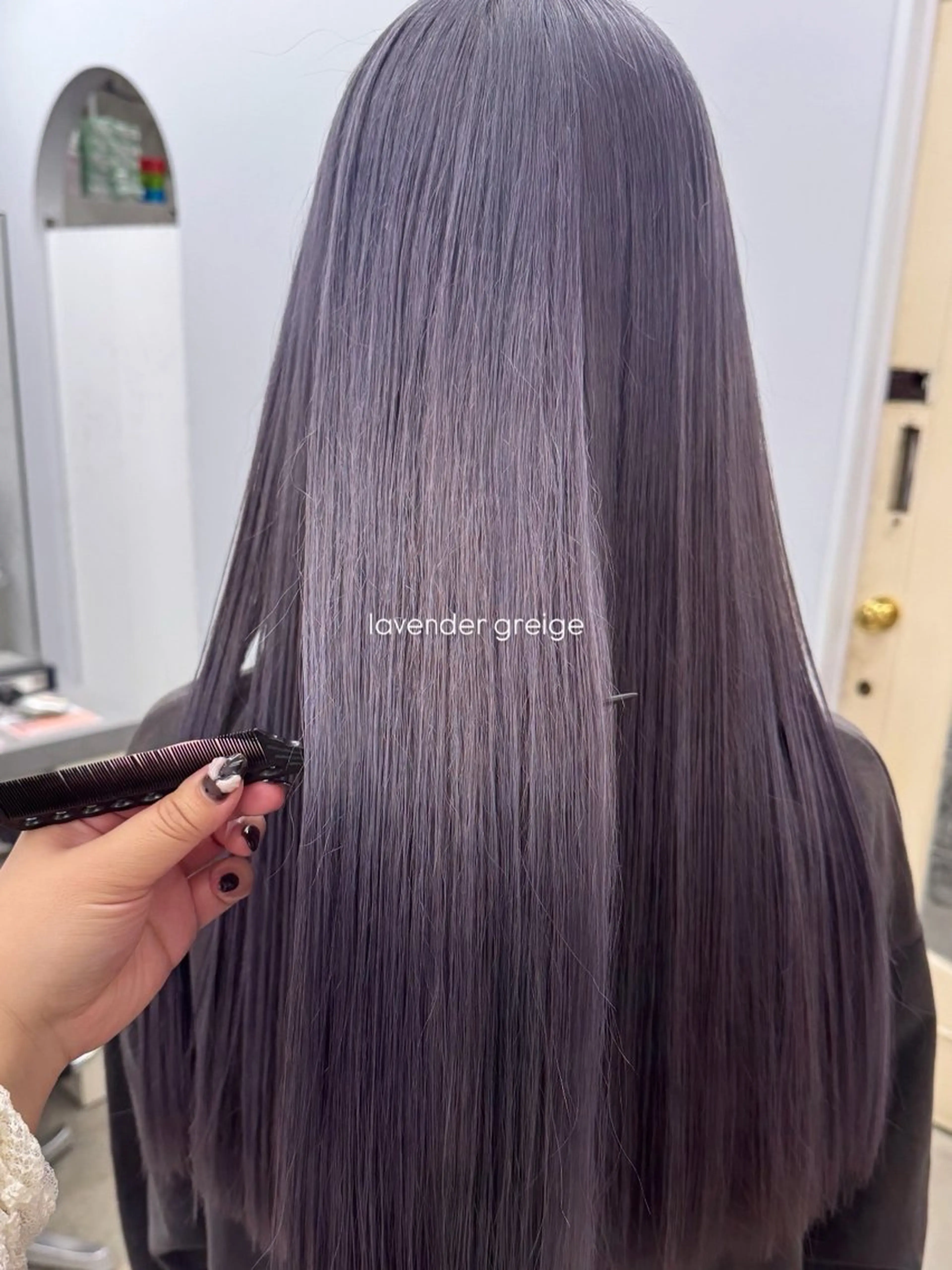 ロング ヘアカラー トリートメント ✨ブリーチ/顔周り レイヤー¦YUKA✨のヘアスタイル