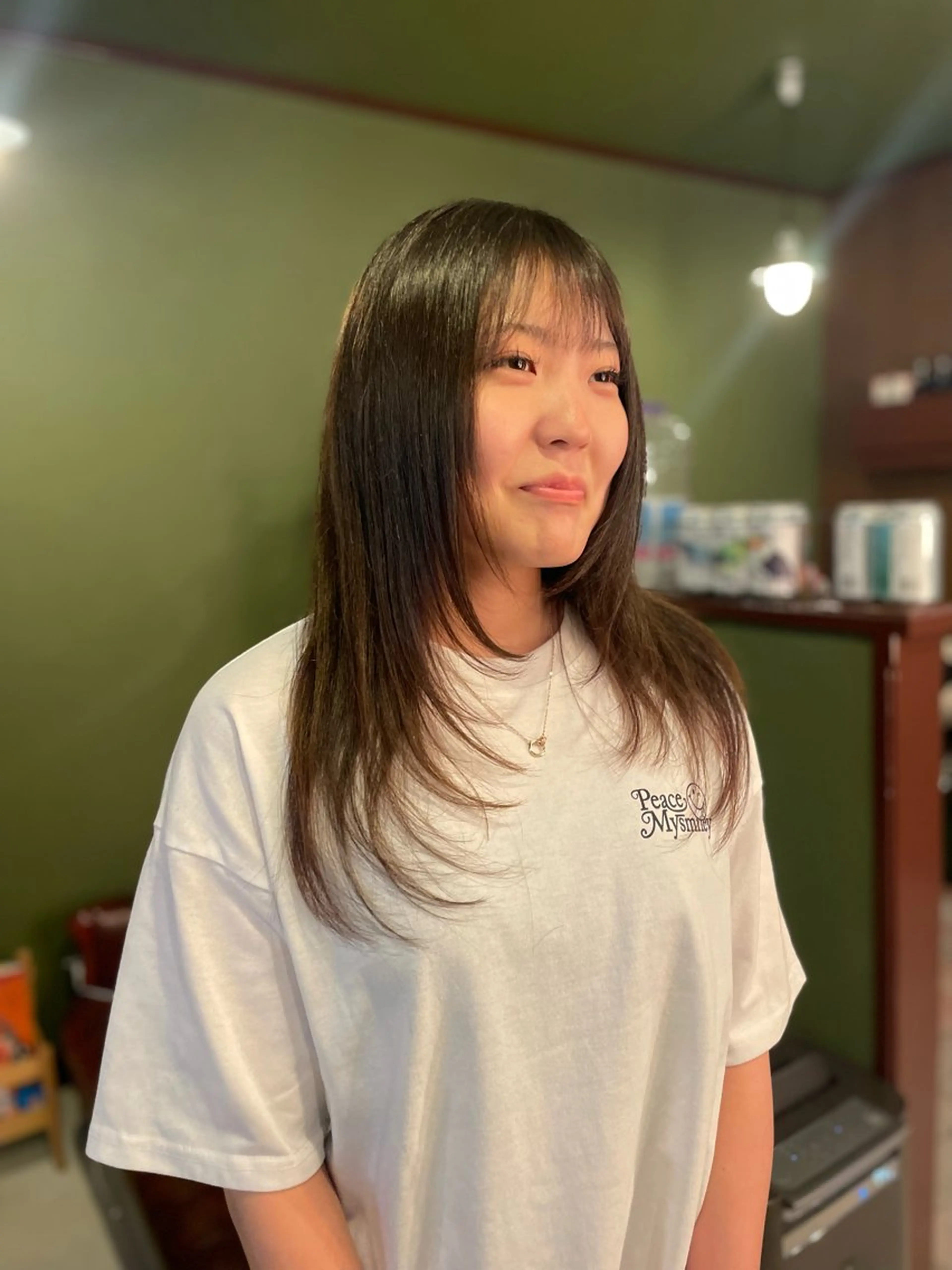 セミロング カラー カット PATH-hair. storeのヘアスタイル