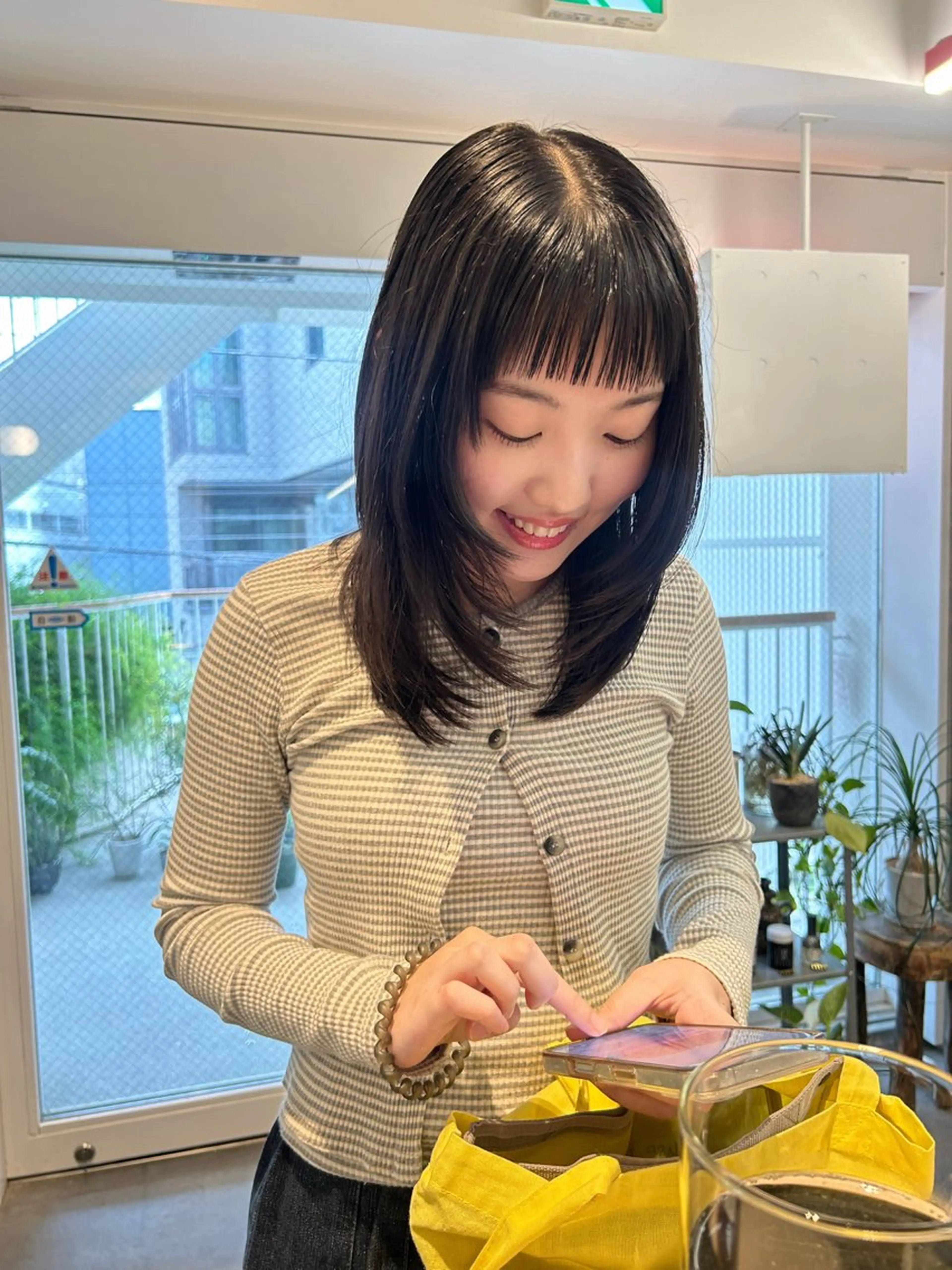 ミディアム カット トリートメント ラフで可愛いヘア 🐈‍⬛Rukaのヘアスタイル