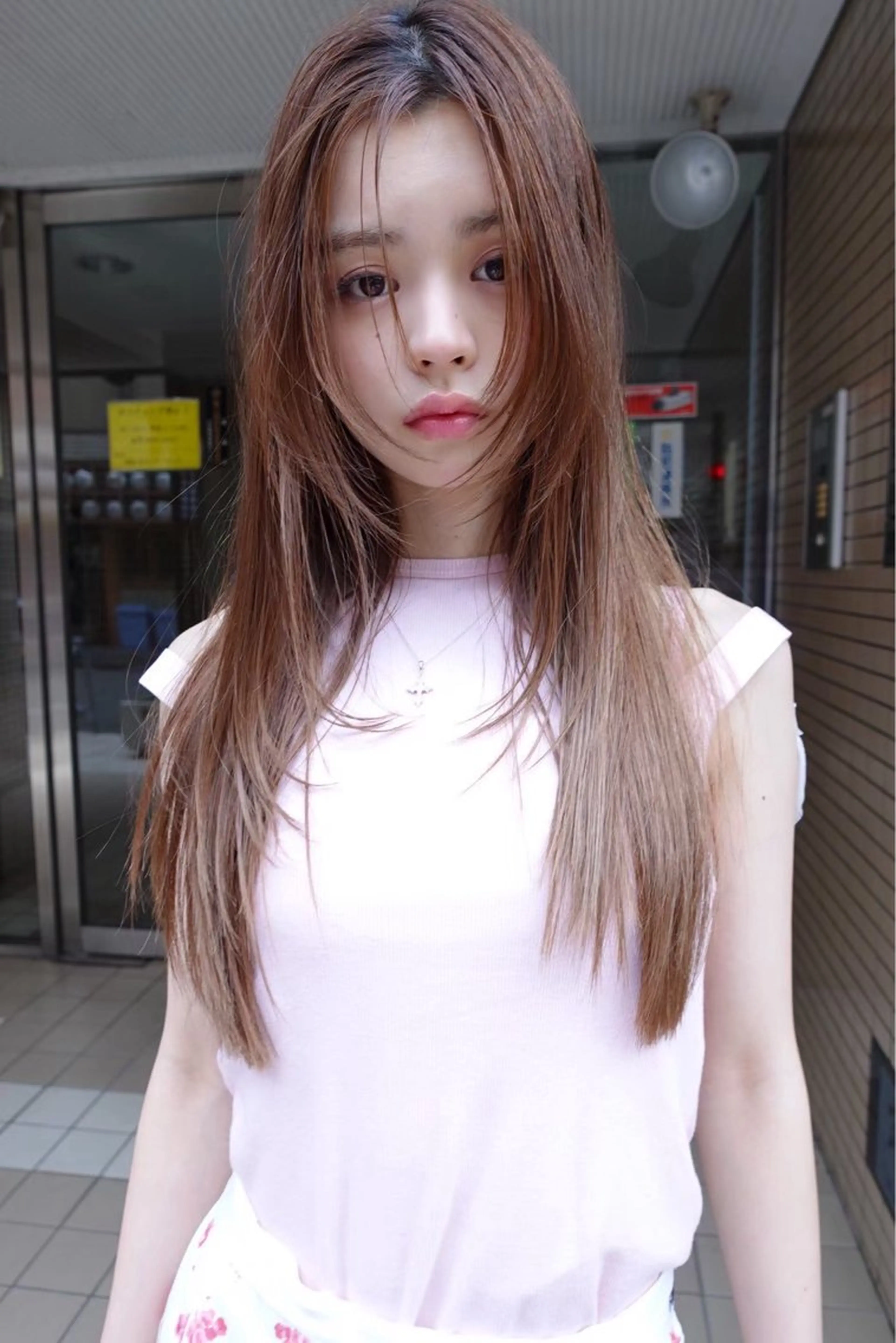 ロング ヘアカラー sora /透明感カラーのヘアスタイル