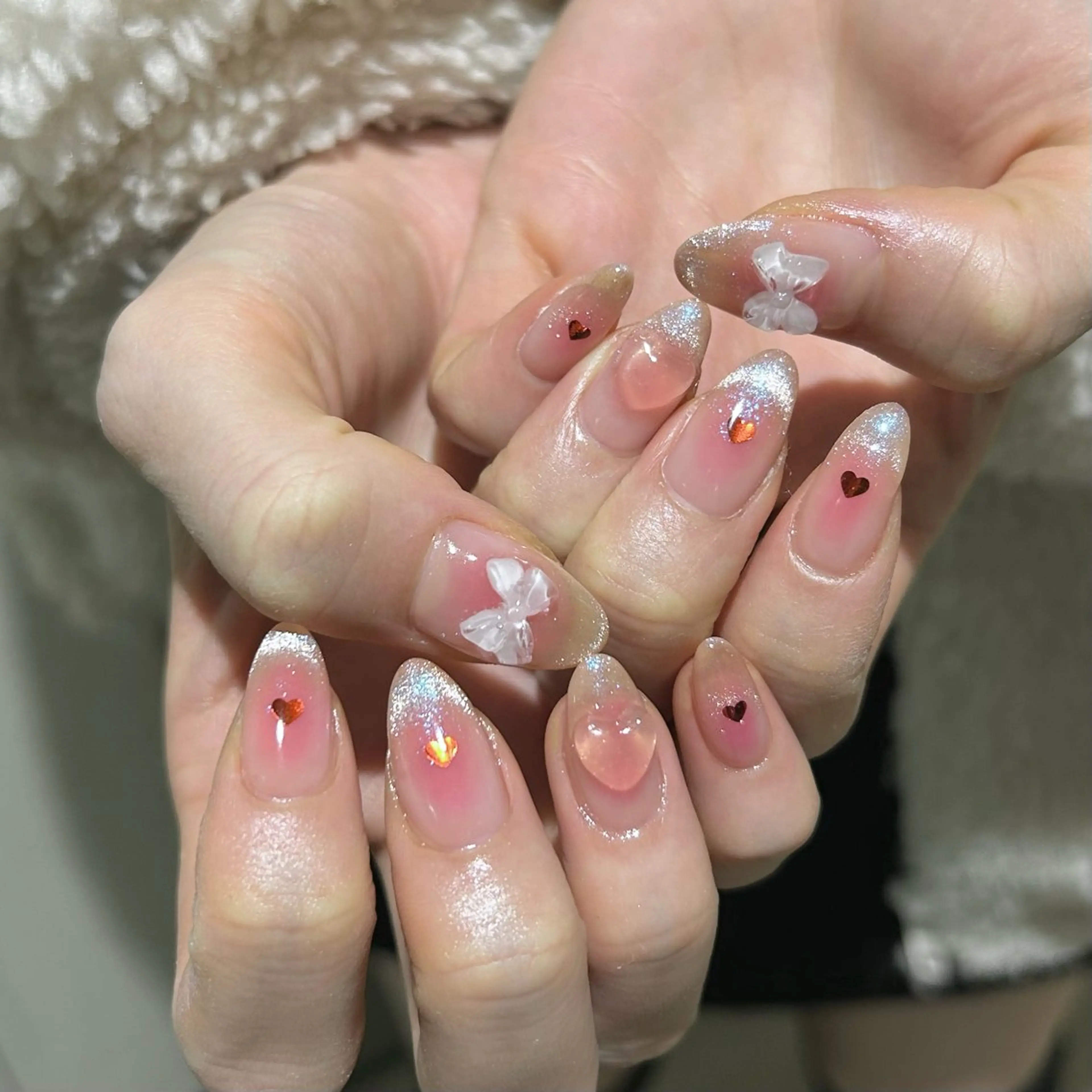 ネイル パラあり！フィルイン 美フォルムのネイルデザイン