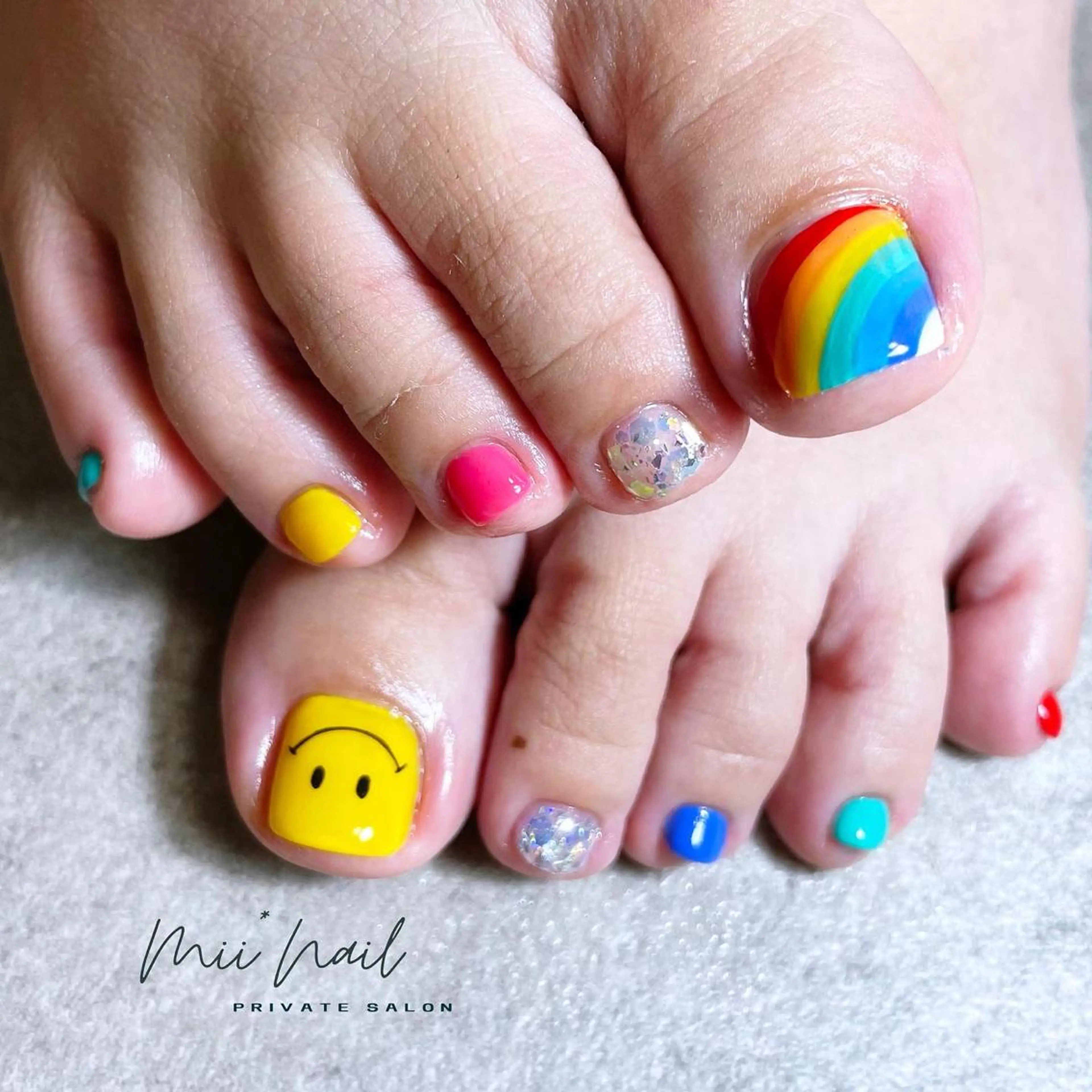 ネイル フットネイル MII*NAIL／ 美フォルムsalonのネイルデザイン