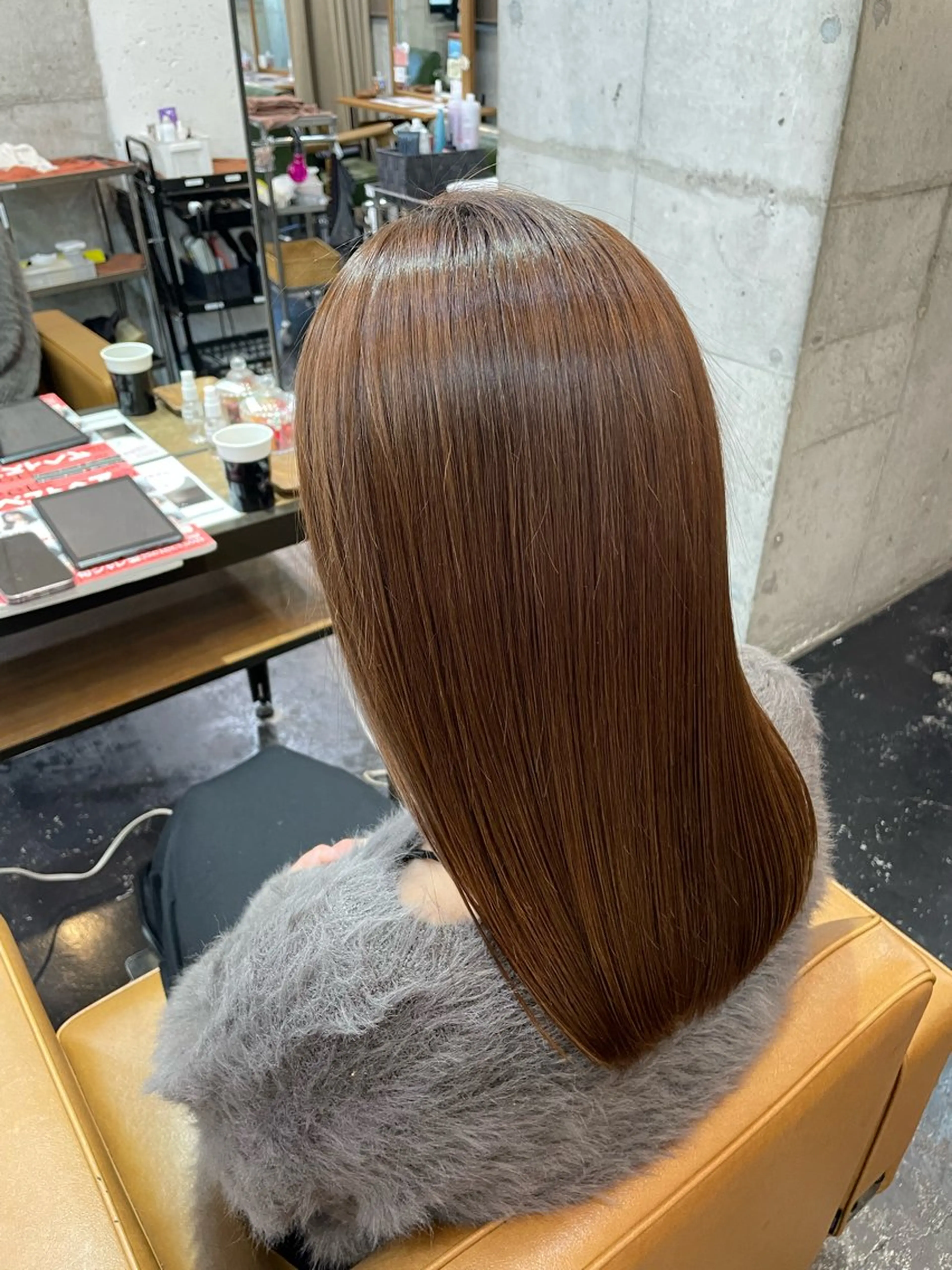 ロング パーマ カット 縮毛矯正 トリートメント 高濃度水素/髪質改善 /柳原大輝のヘアスタイル