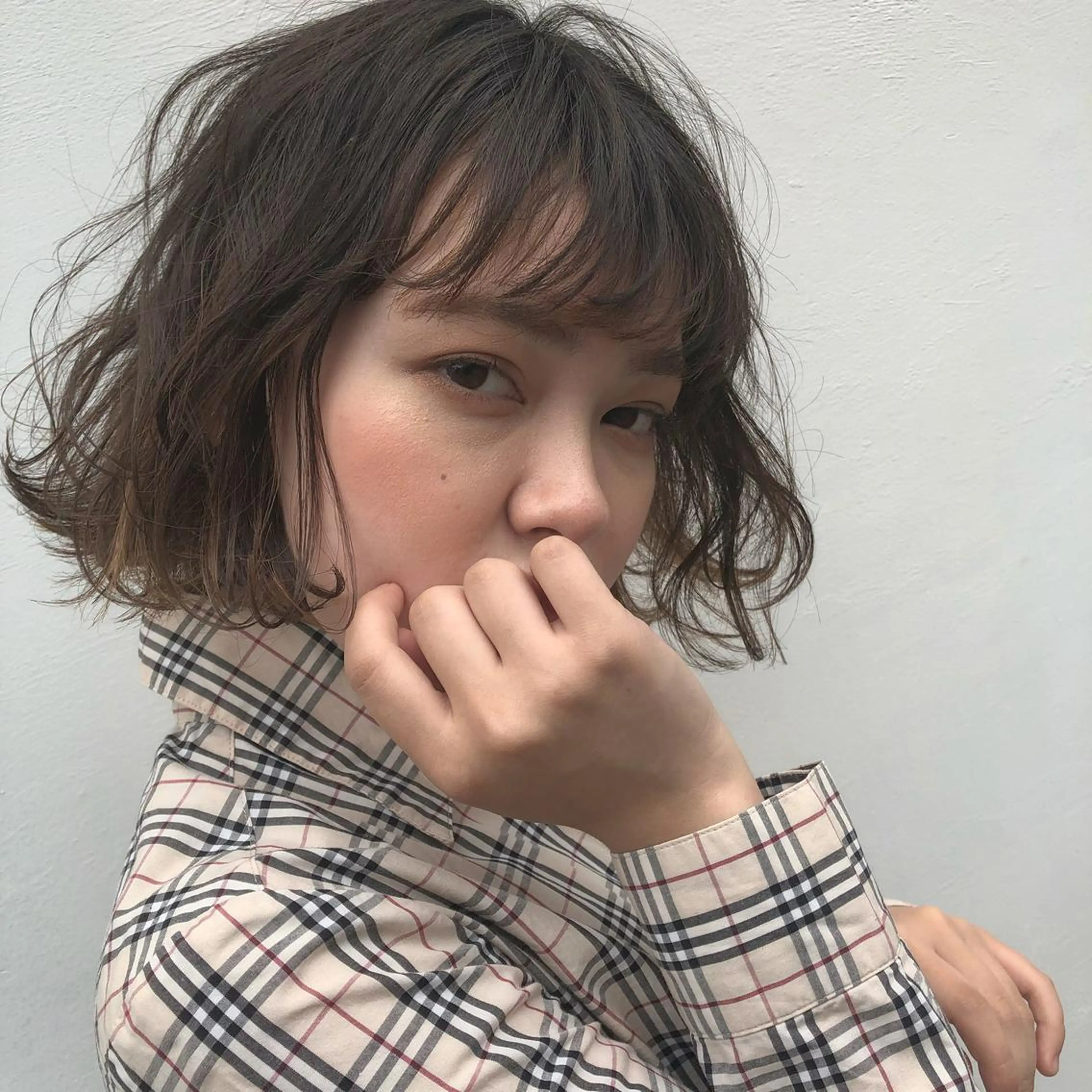 ミディアム カット ヘアカラー アートディレクター ワダヒサノリのヘアスタイル