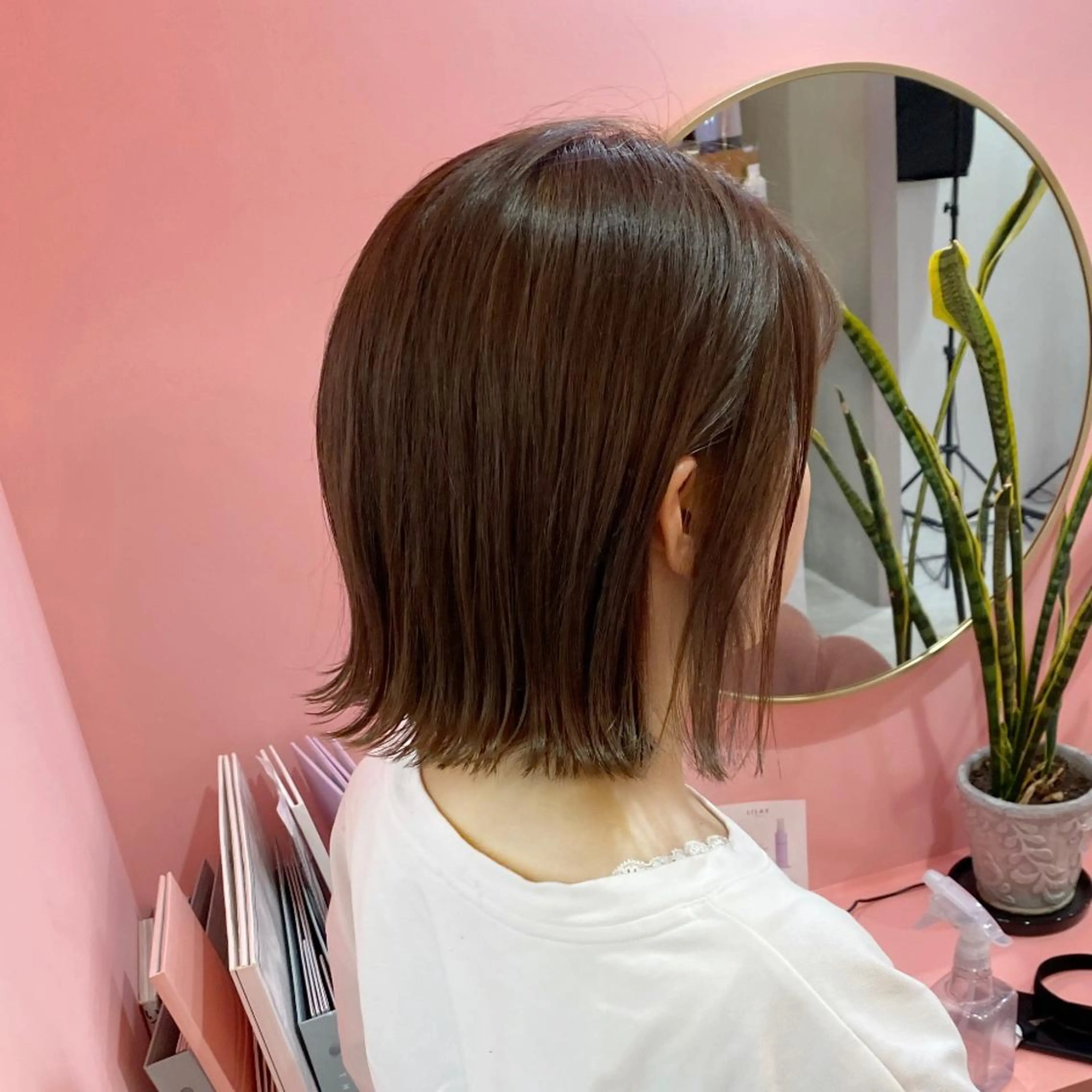 ショート カラー プル艶職人/ にしものヘアスタイル