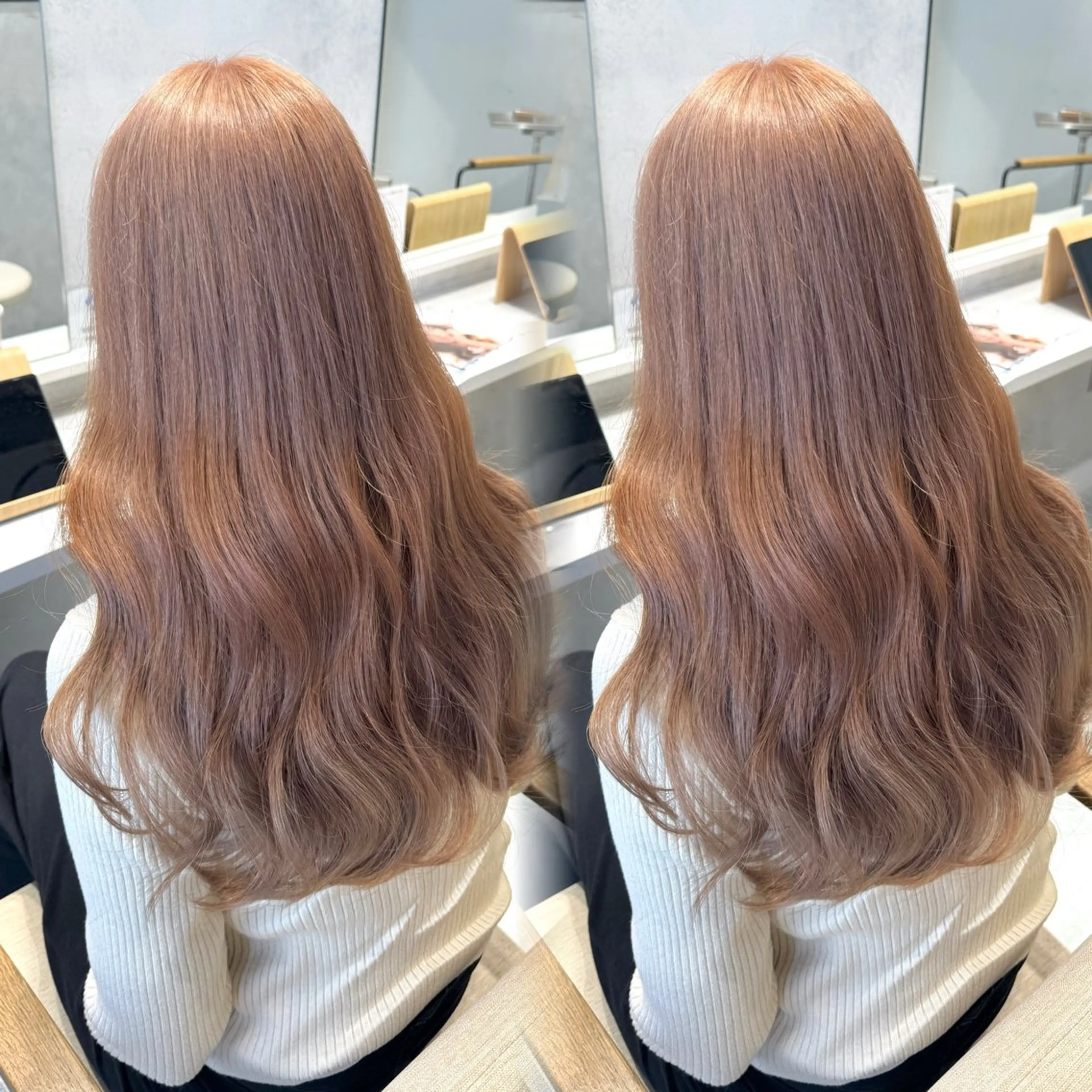 とにかくミルクティーベージュにしたい方必見!【ブリーチ+イルミナカラー+ブリーチ専用TR system】の写真