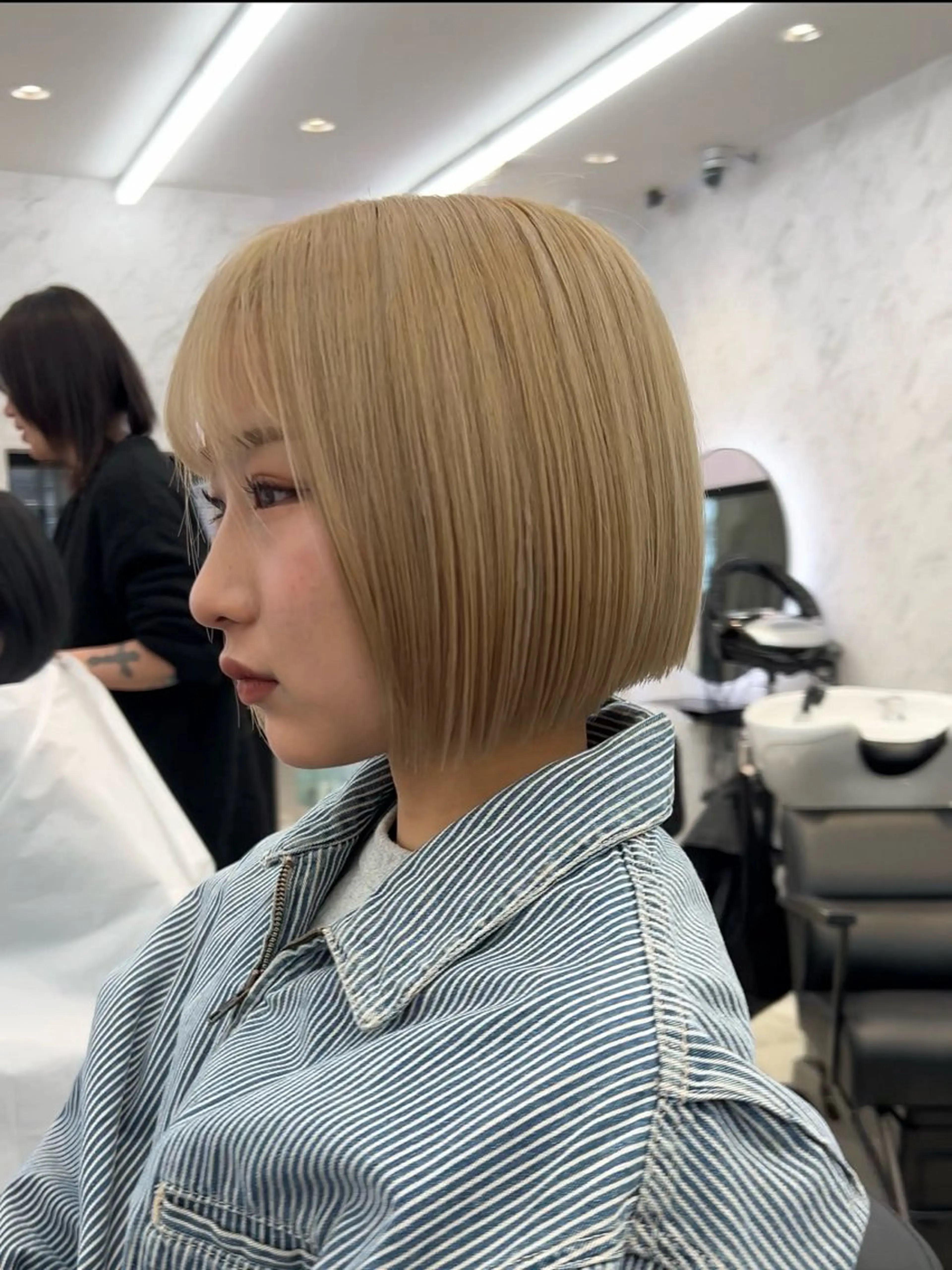 ショート 韓国パーマ 美容師 和田爽良のヘアスタイル