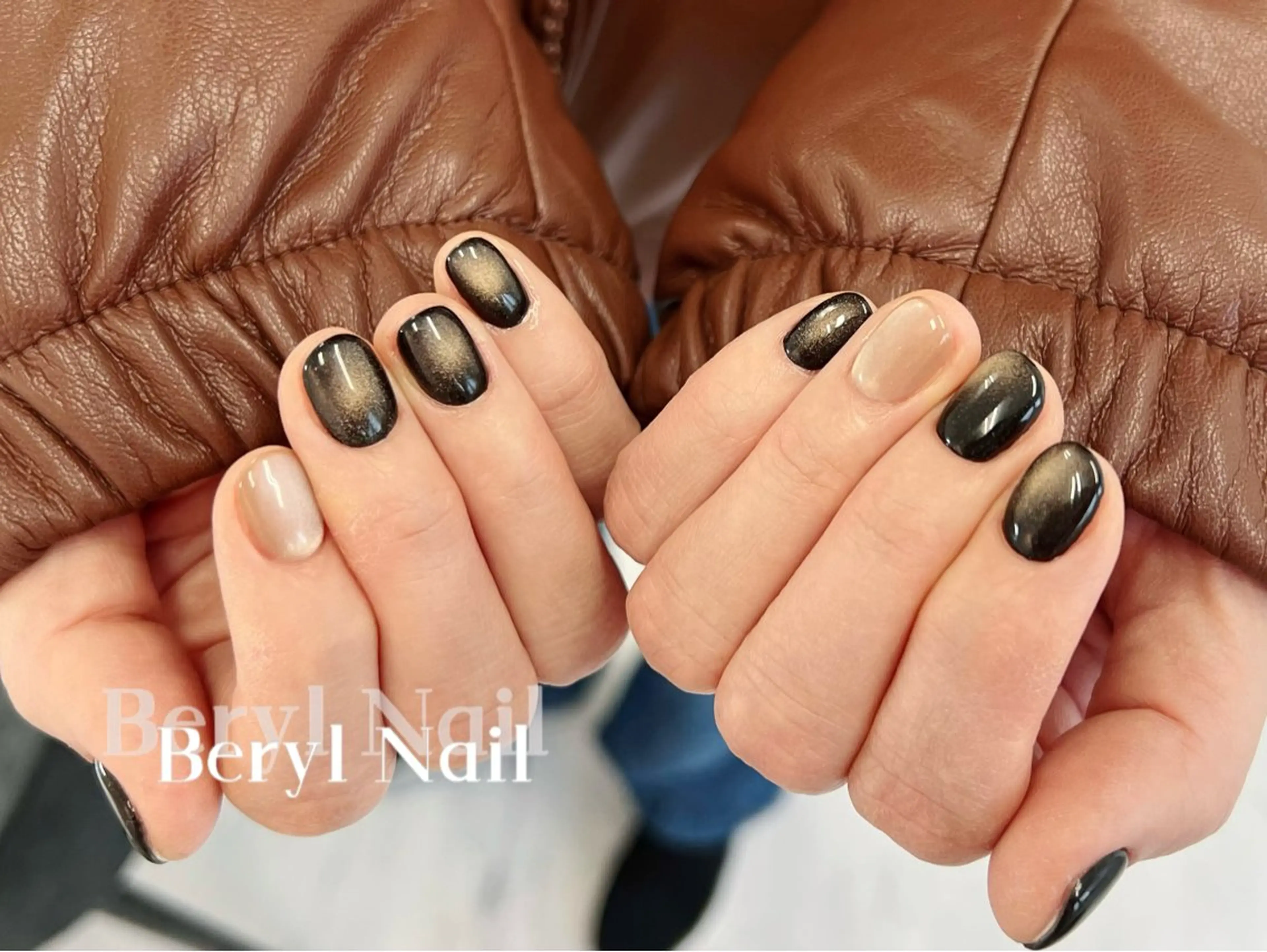 ショート ハンドネイル Beryl Nail 新大久保のネイルデザイン