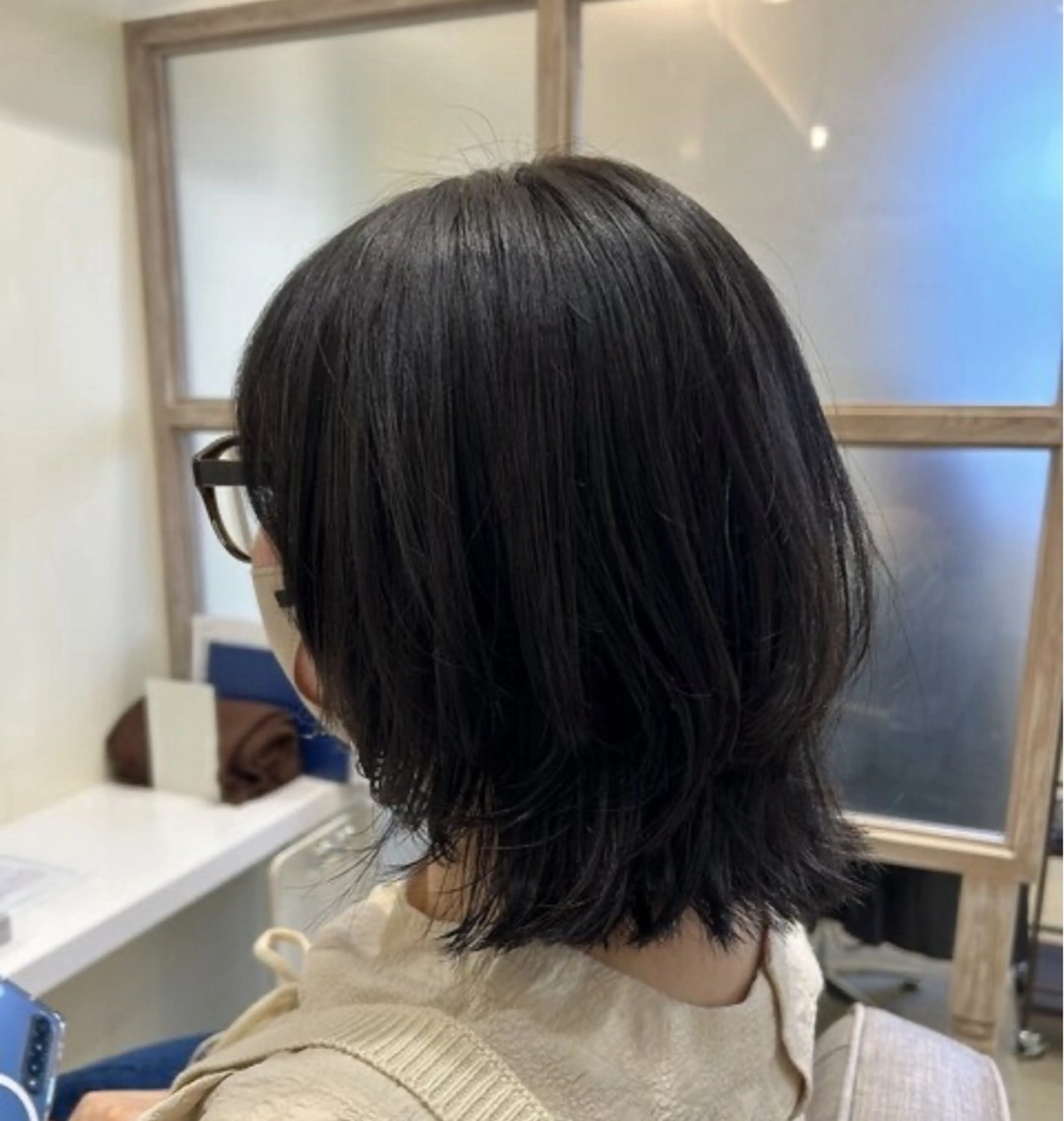 ミディアム ボブ レイヤーカット N'SOL戸田店 加藤颯馬のヘアスタイル