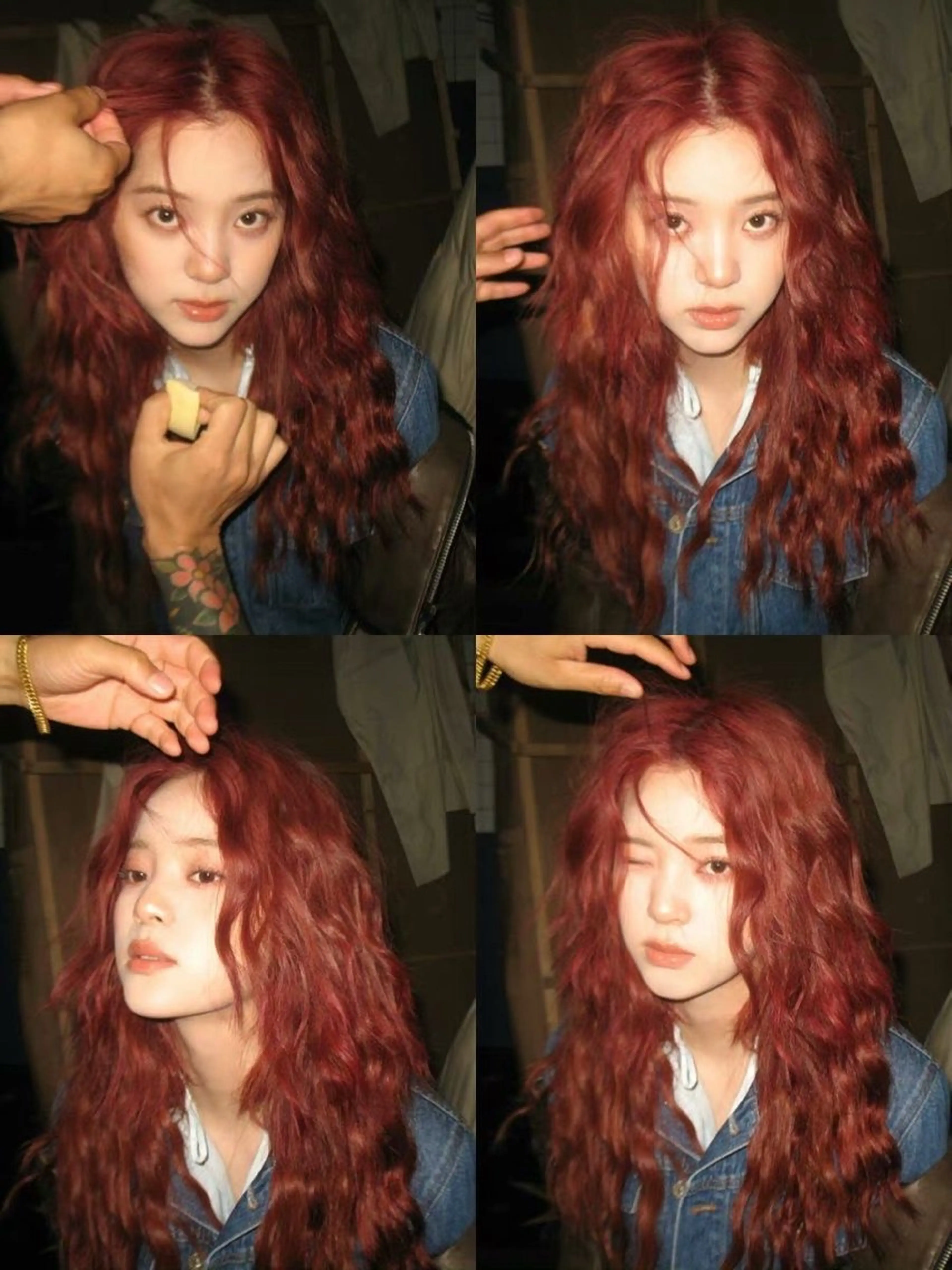 ロング カラー ヘアアレンジ MIYU/ニュアンス /ケアブリーチカラーのヘアスタイル