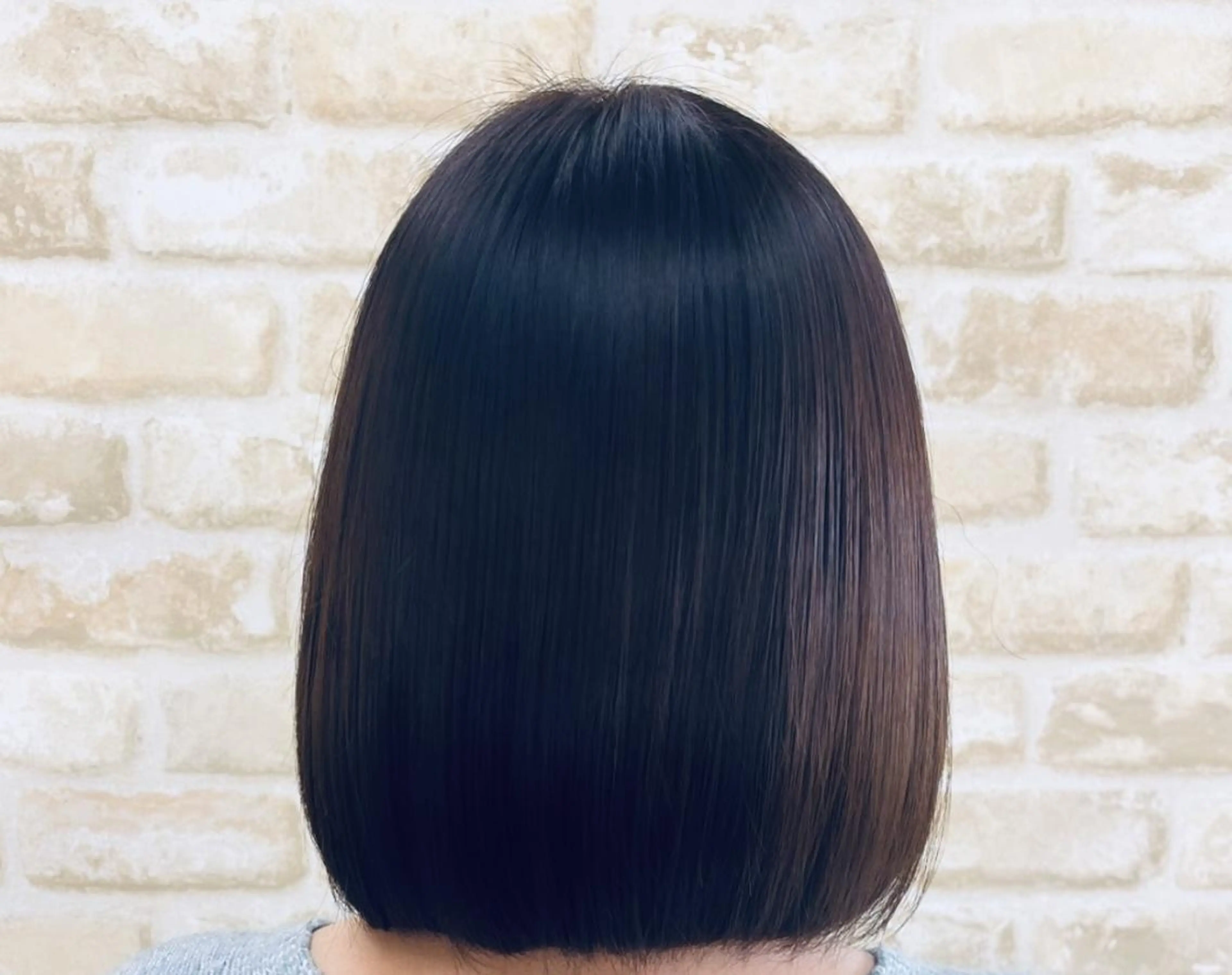 ミディアム カット ヘアカラー トリートメント 英斗 ひでとのヘアスタイル