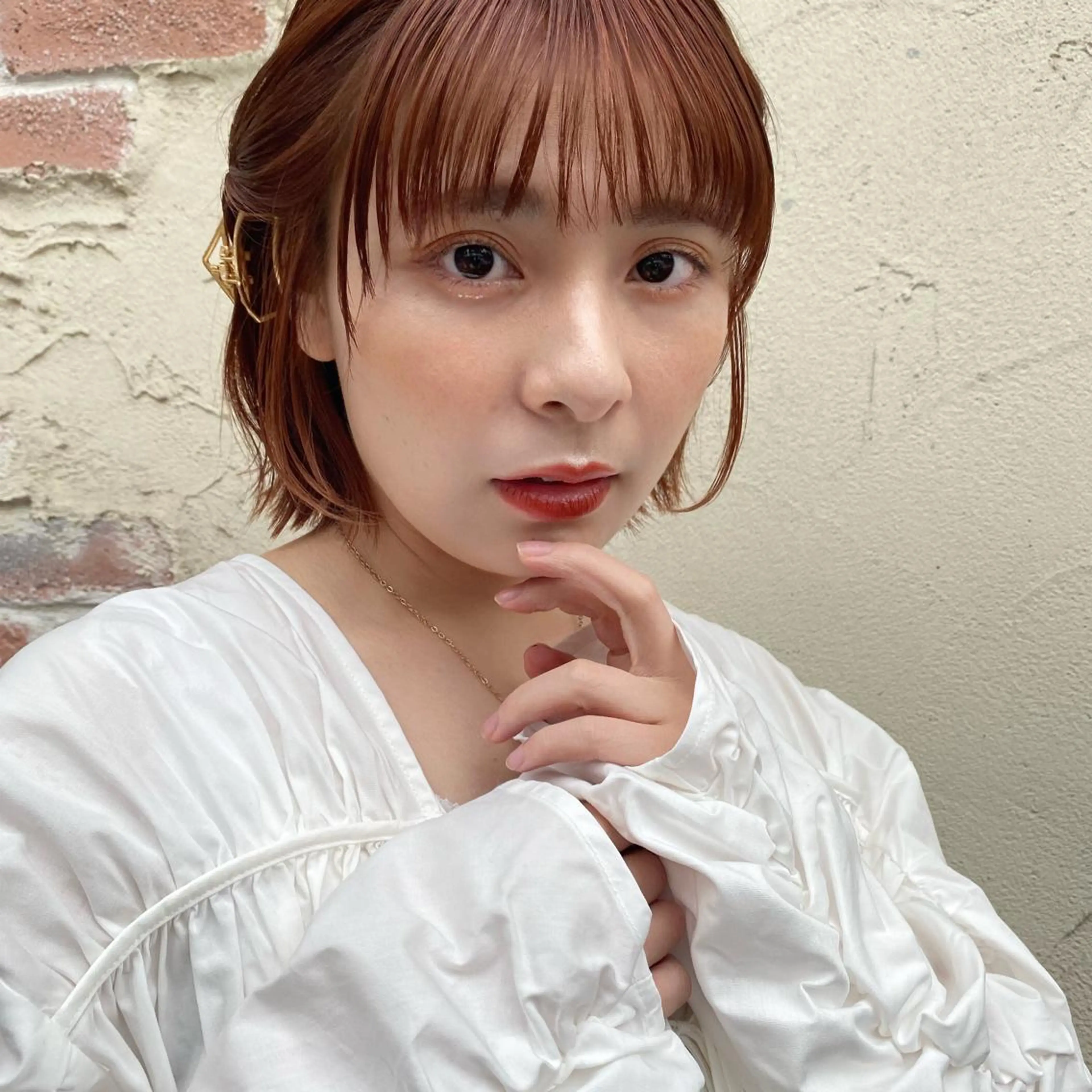 ミディアム カラー 🪭risa 暖色/レイヤー🪭のヘアスタイル