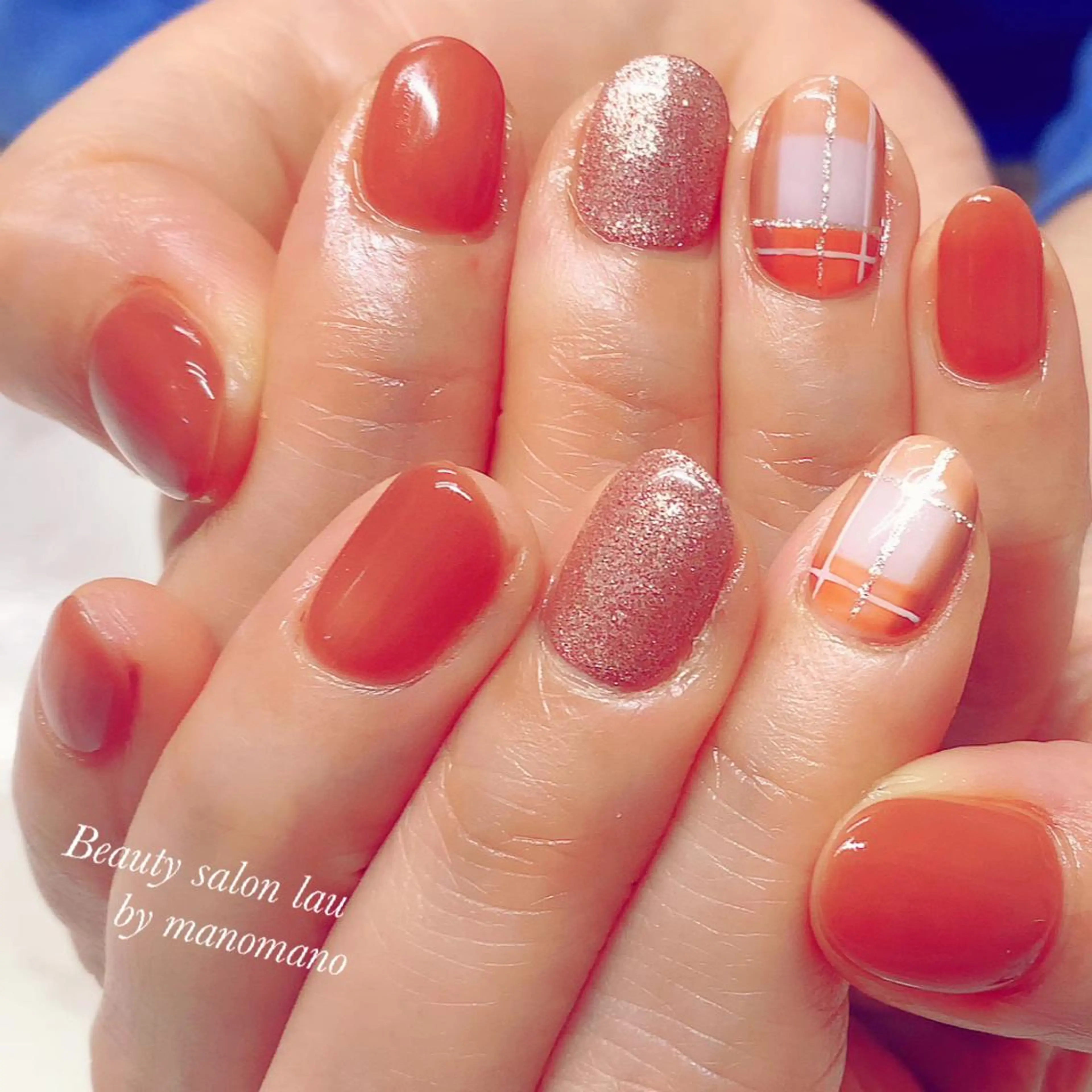 ネイル ハンドネイル ラウバイマノマノ なかざとのネイルデザイン