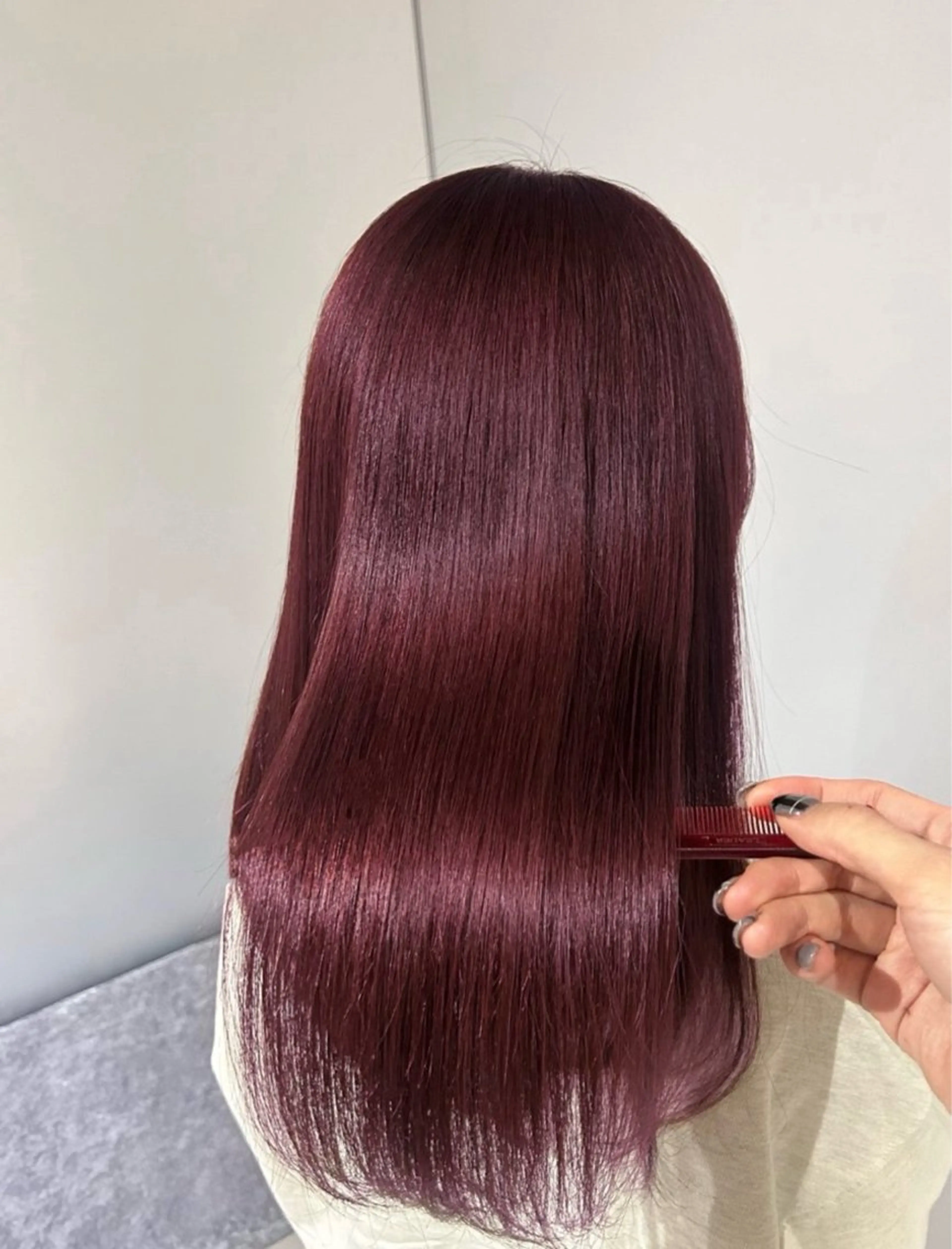 ロング カラー ヘアカラー トリートメント 透明感×髪質改善× エクステそうまのヘアスタイル