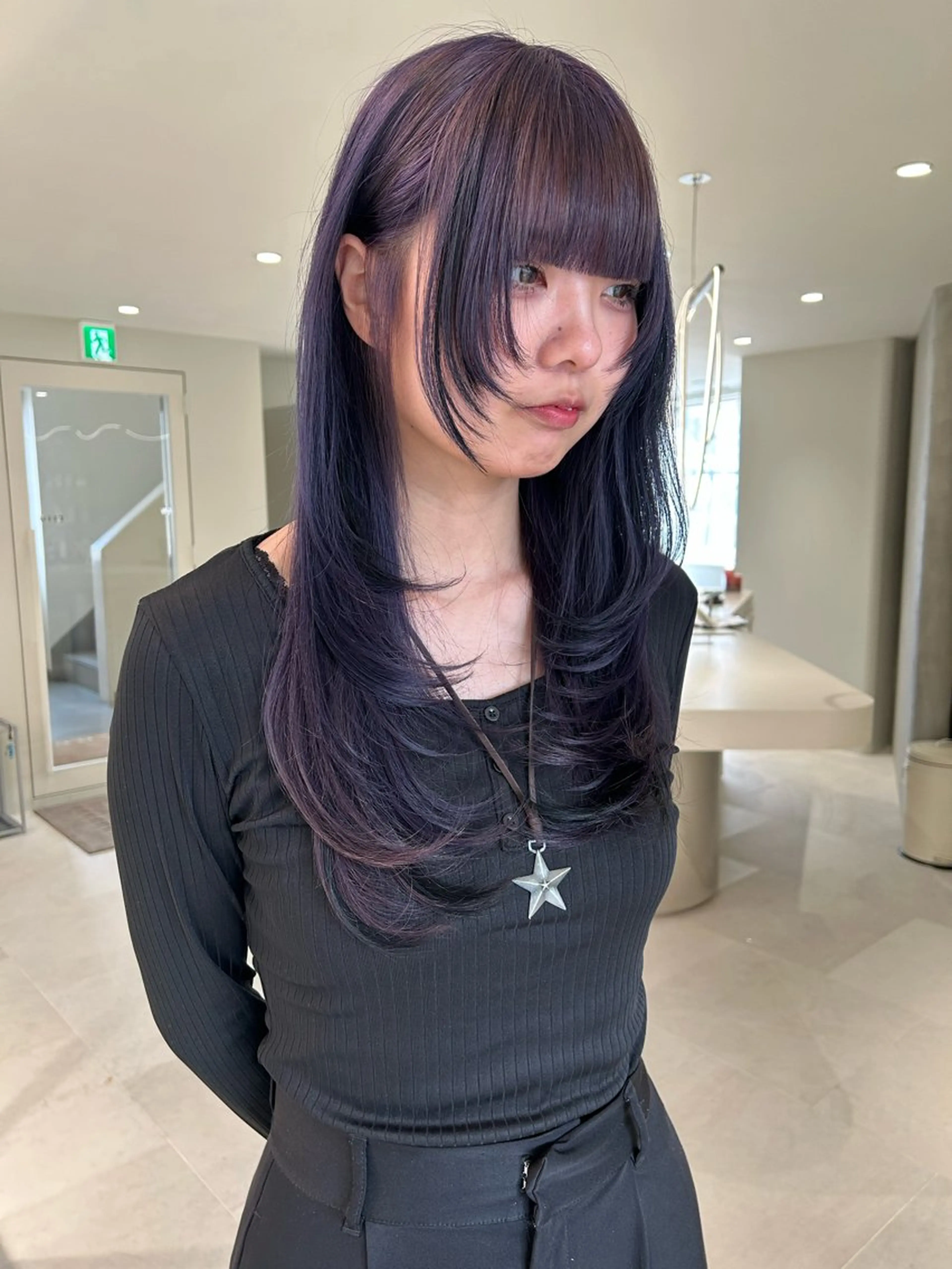 ロング カラー エクステ レイヤーカット エクステ 海外レイヤー /NAGISAのヘアスタイル