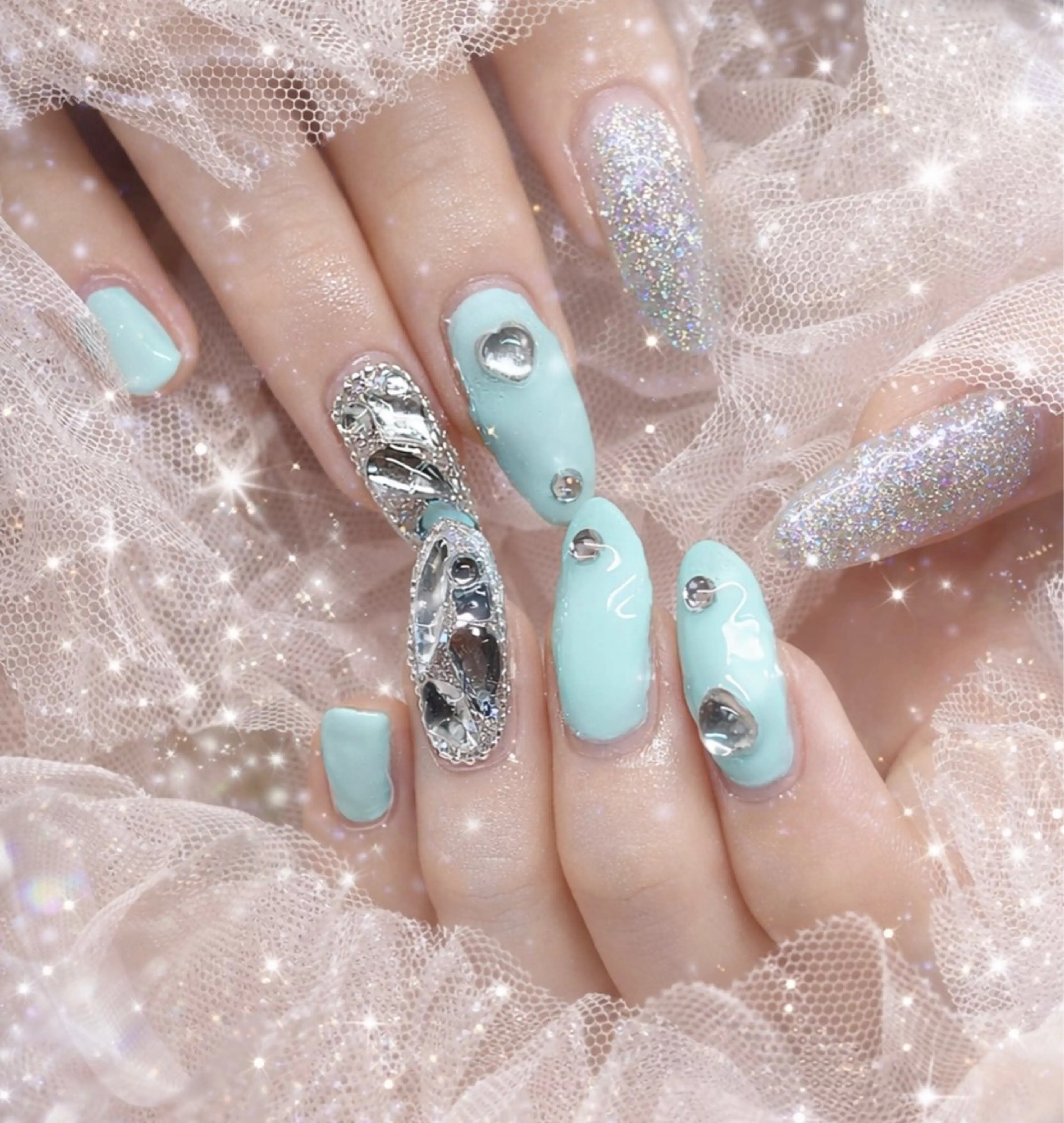 ネイル 春ネイル ワンホンネイル miminon 自宅ネイルサロンのネイルデザイン