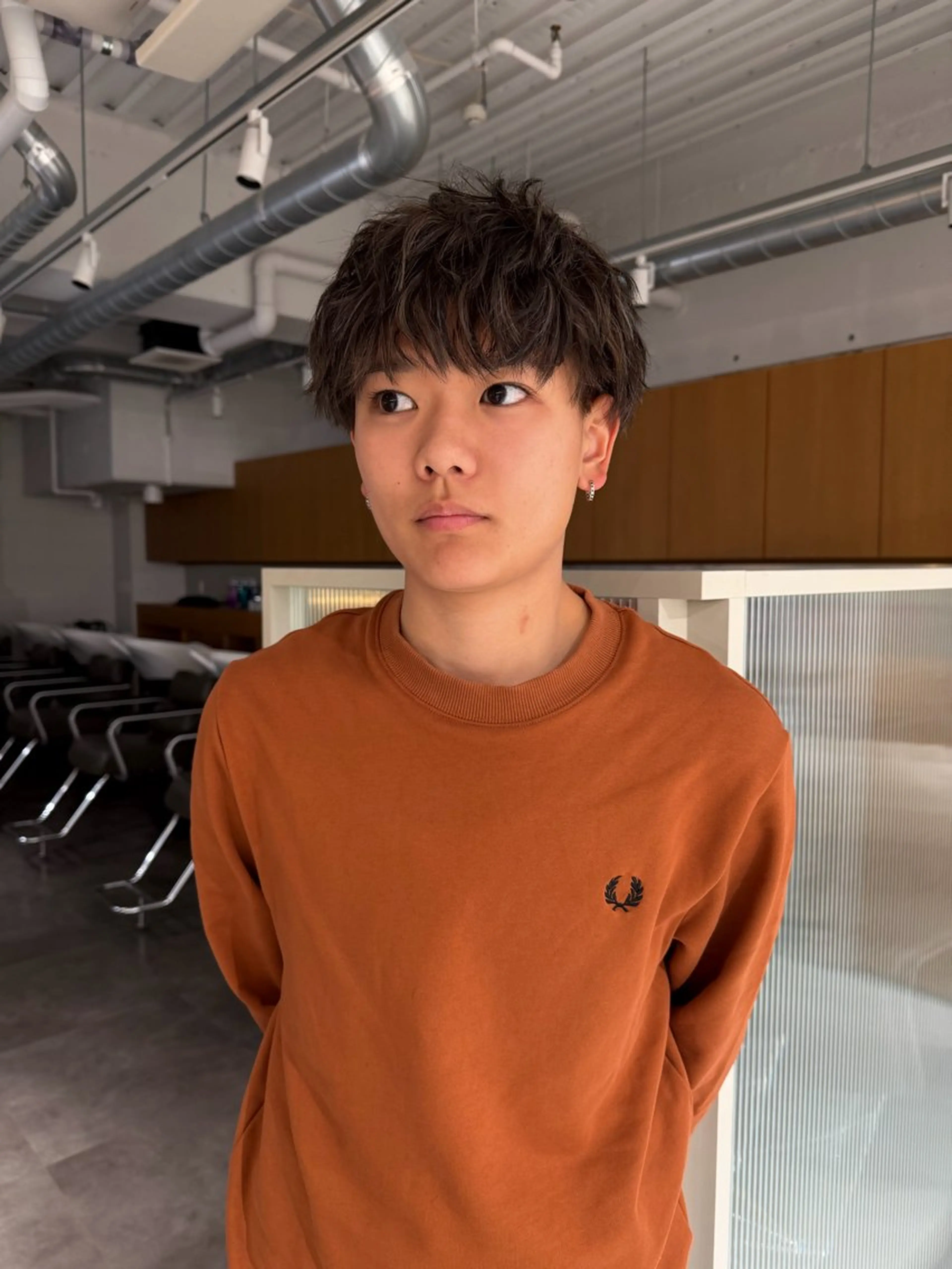 メンズ カット ハイライト/ブリーチ /綾華のヘアスタイル