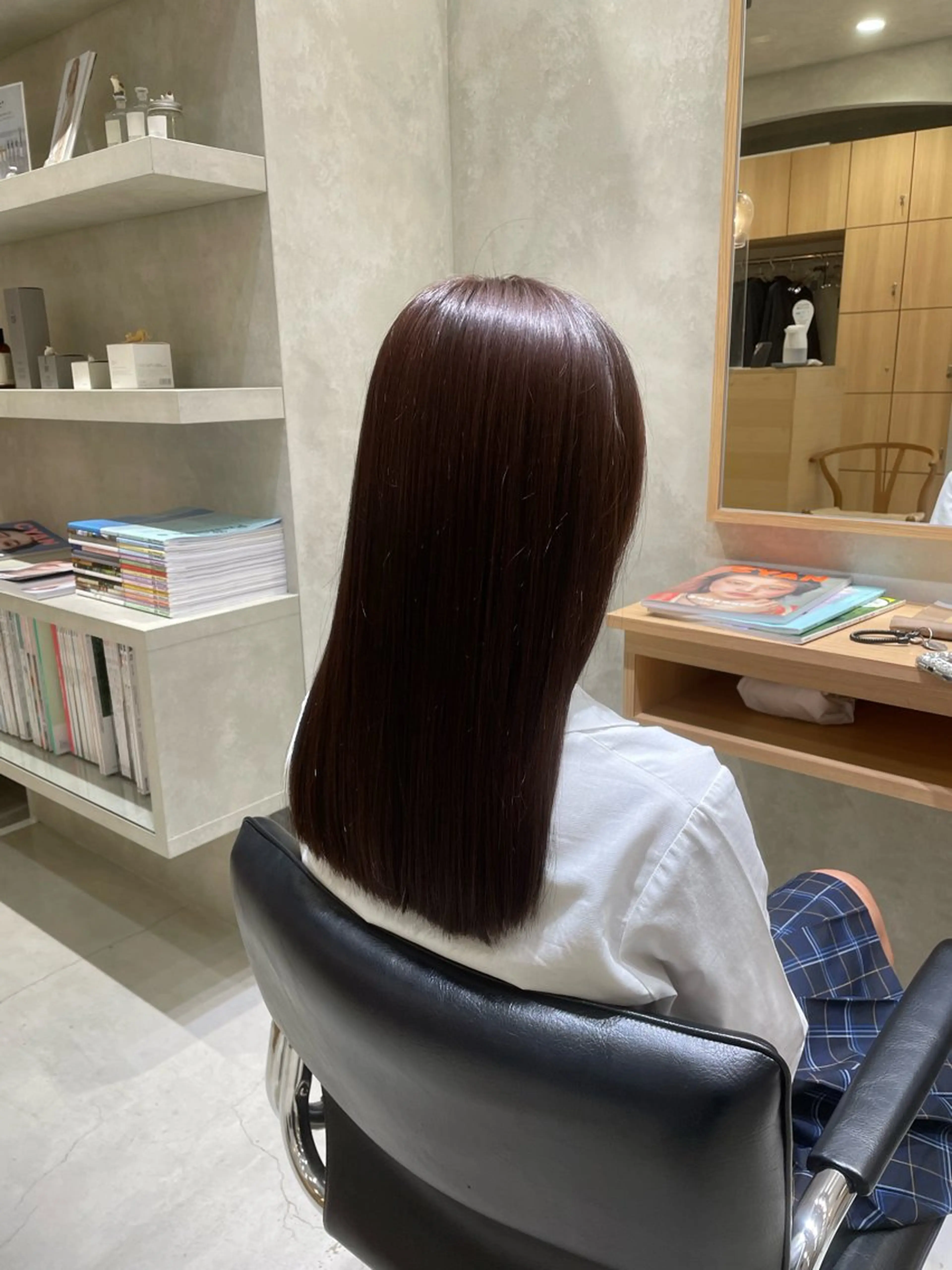 ロング 吉田 宙生のヘアスタイル