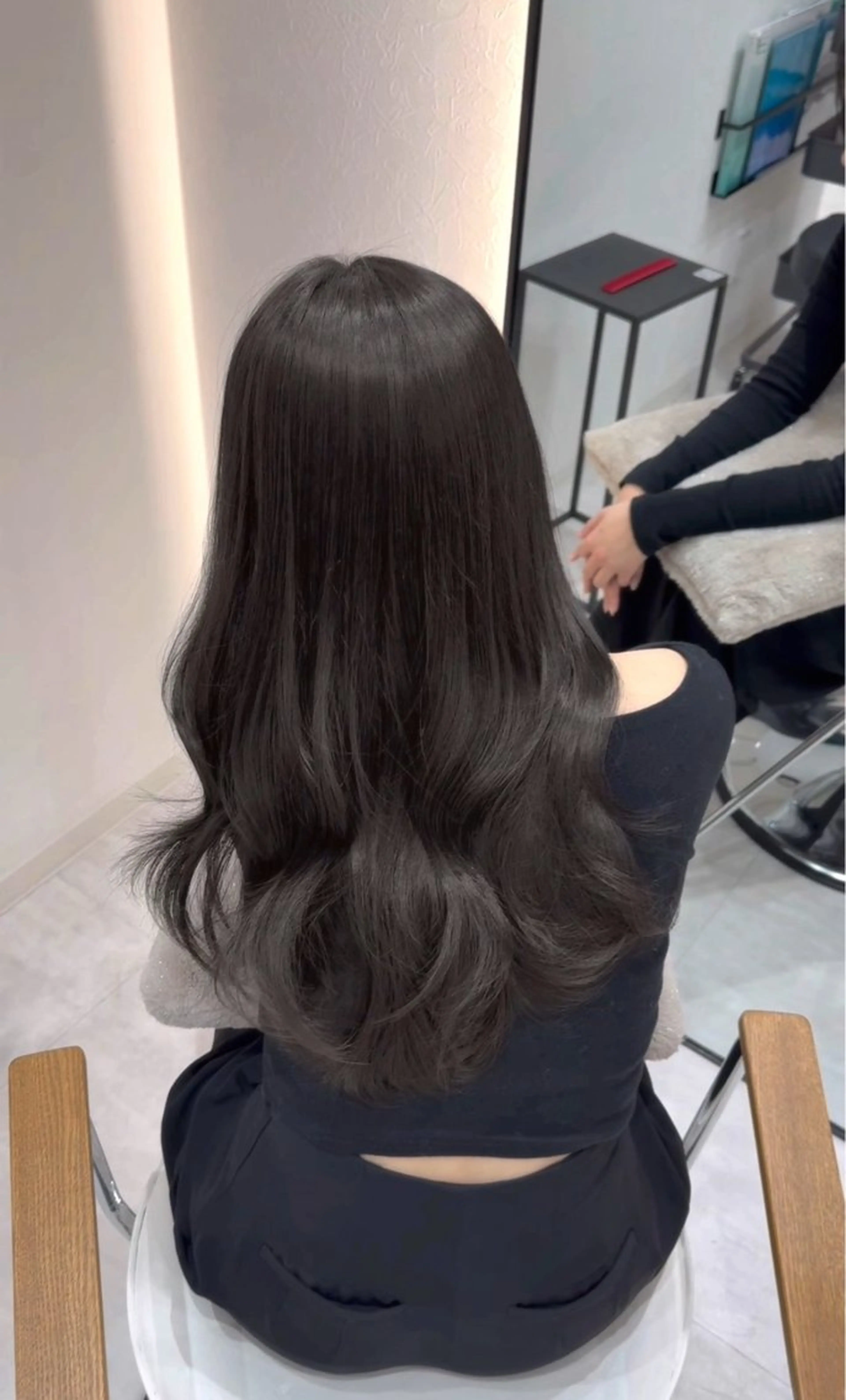 ロング ヘアカラー トリートメント 韓国ヘア🩶侑矢 艶髪透明感/福岡のヘアスタイル