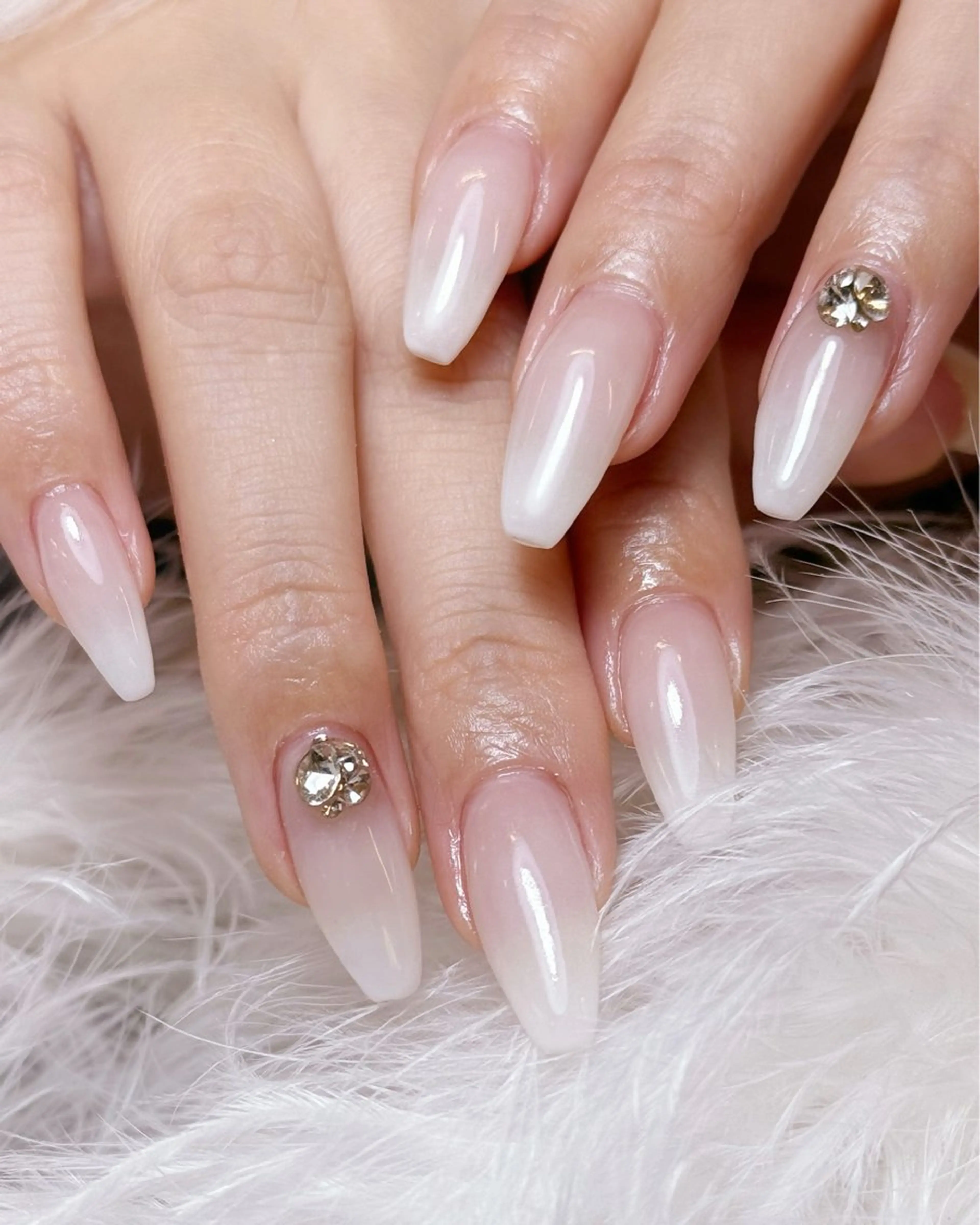 ネイル アートネイル フラッシュネイル フラワーネイル ジェルネイル ガーリー Puti nailのネイルデザイン