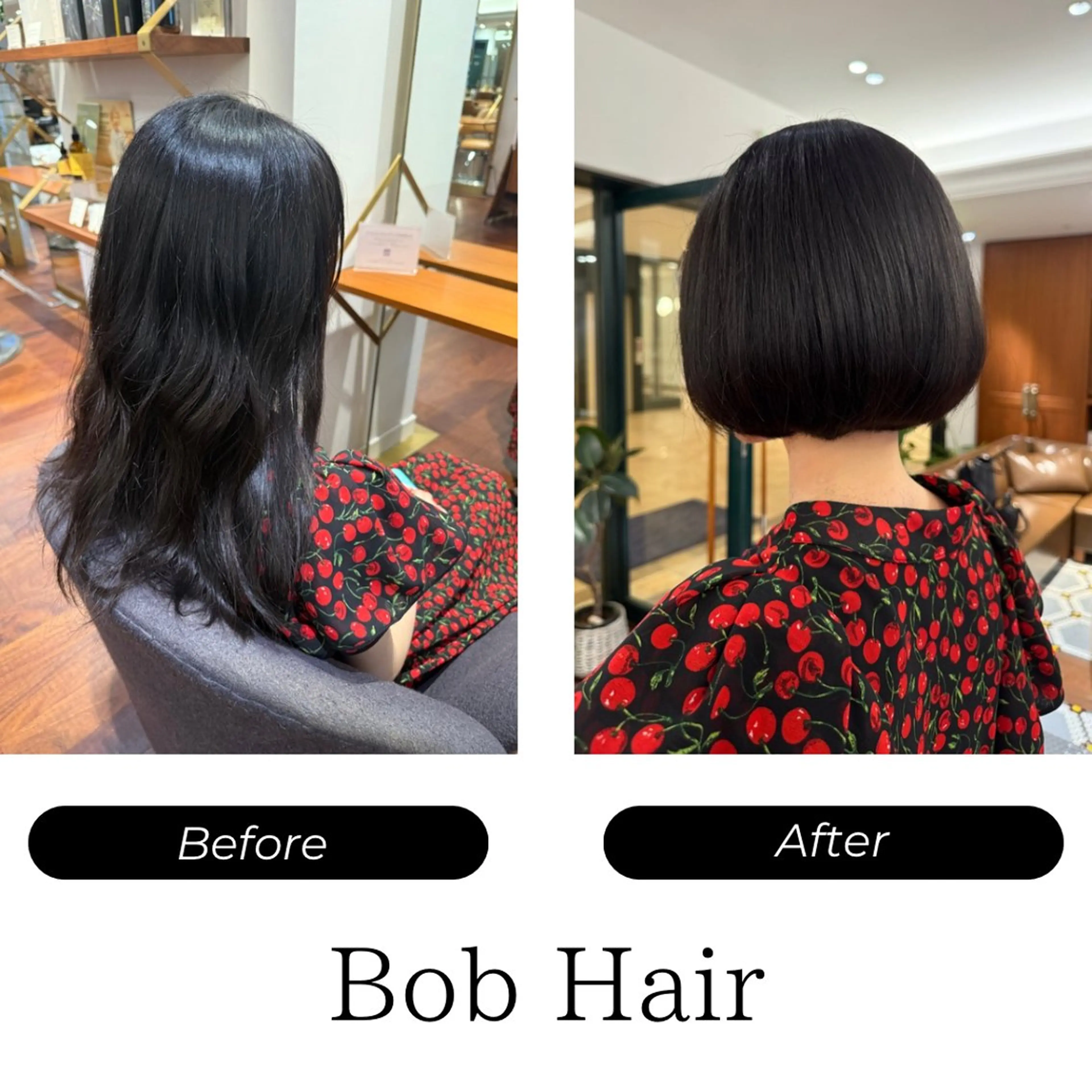 ロング ボブ 大前斗夢ショート /くびれカットのヘアスタイル