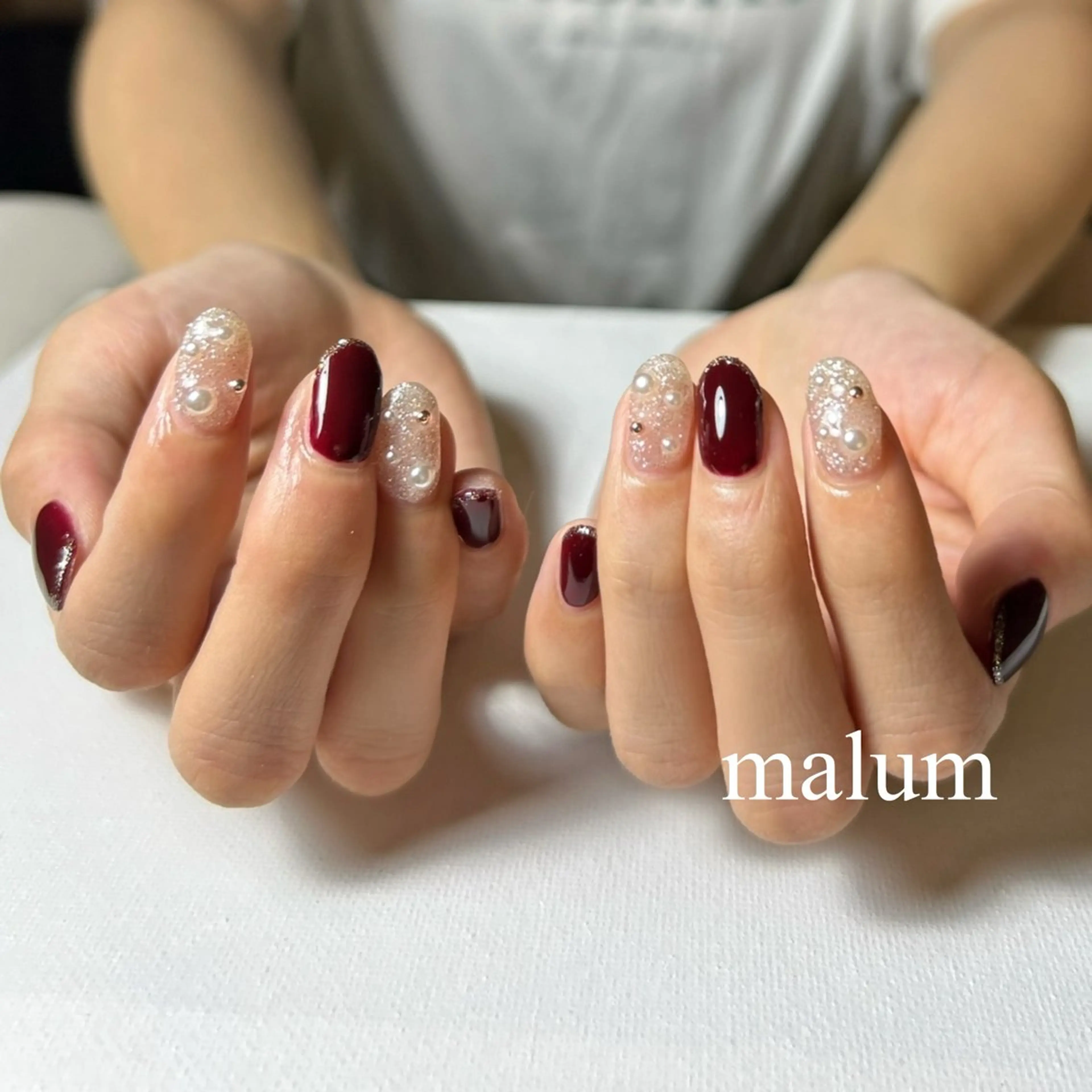 ネイル ハンドネイル malum nailのネイルデザイン
