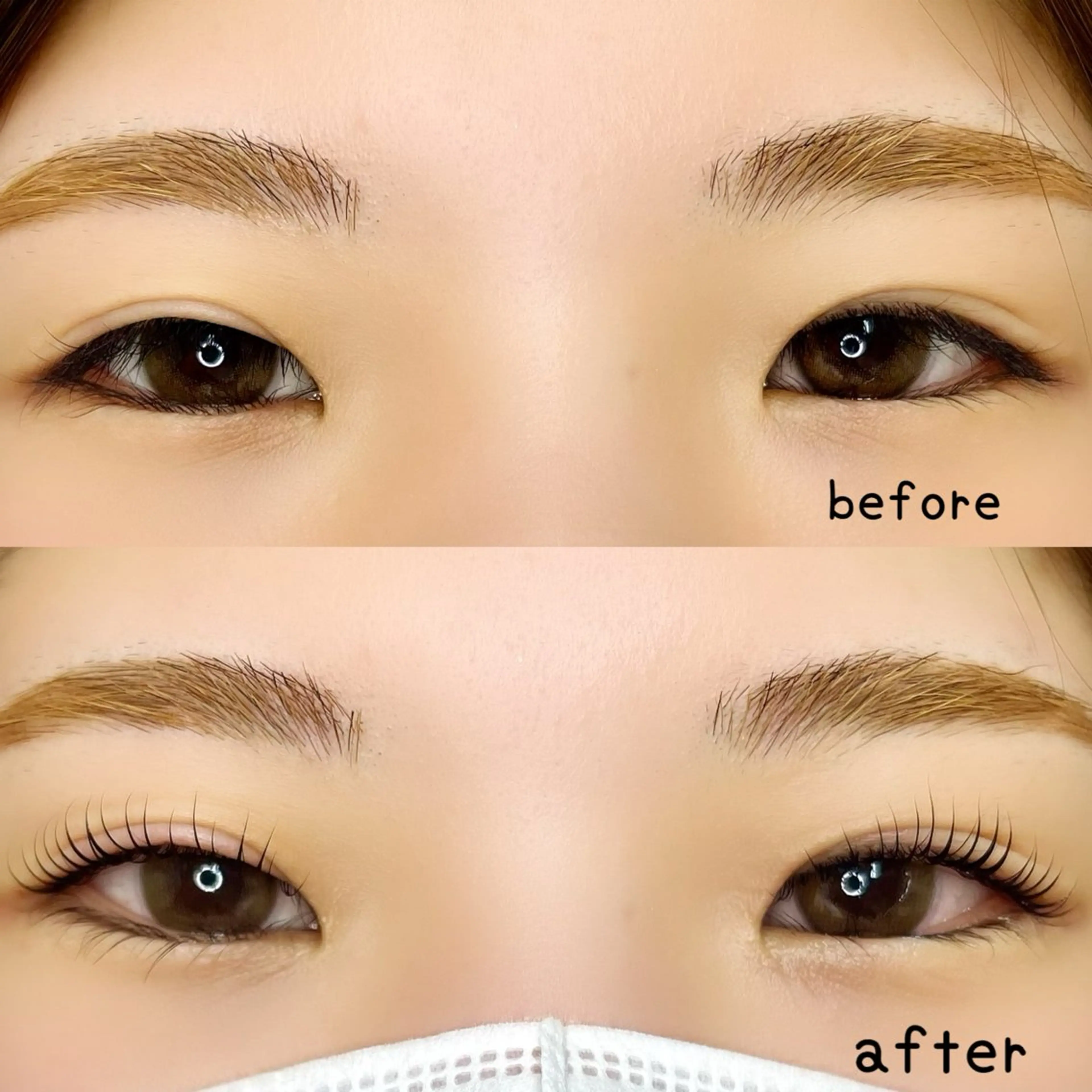 マツエク・マツパ 一重×まつ毛パーマ 🌺 SAKI 🌺のマツエク・マツパデザイン