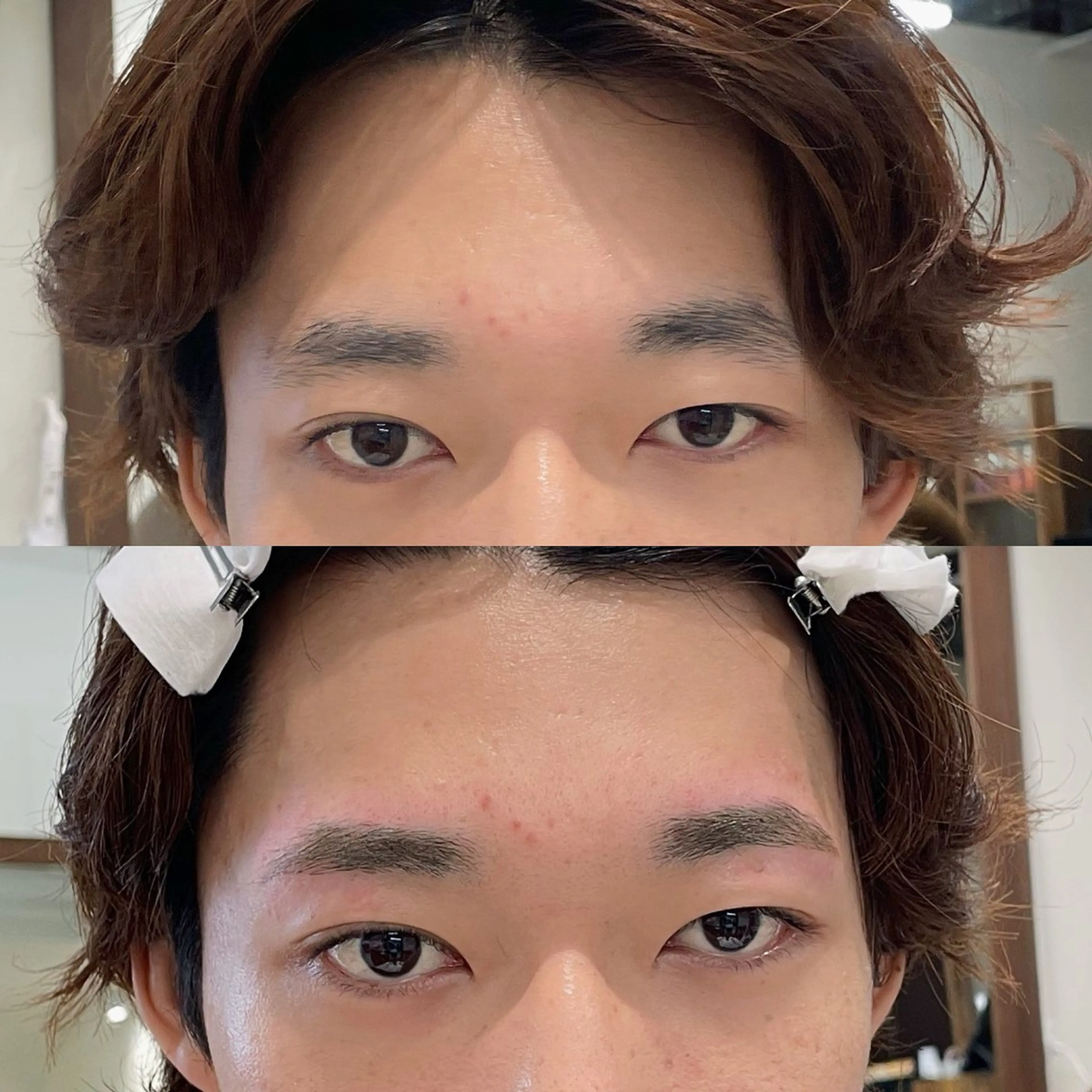 【Karen眉カット＋ワックス脱毛メニュー+眉メイク】女性の方はもちろん！男性の方にもとても人気です🕊️🫧の写真