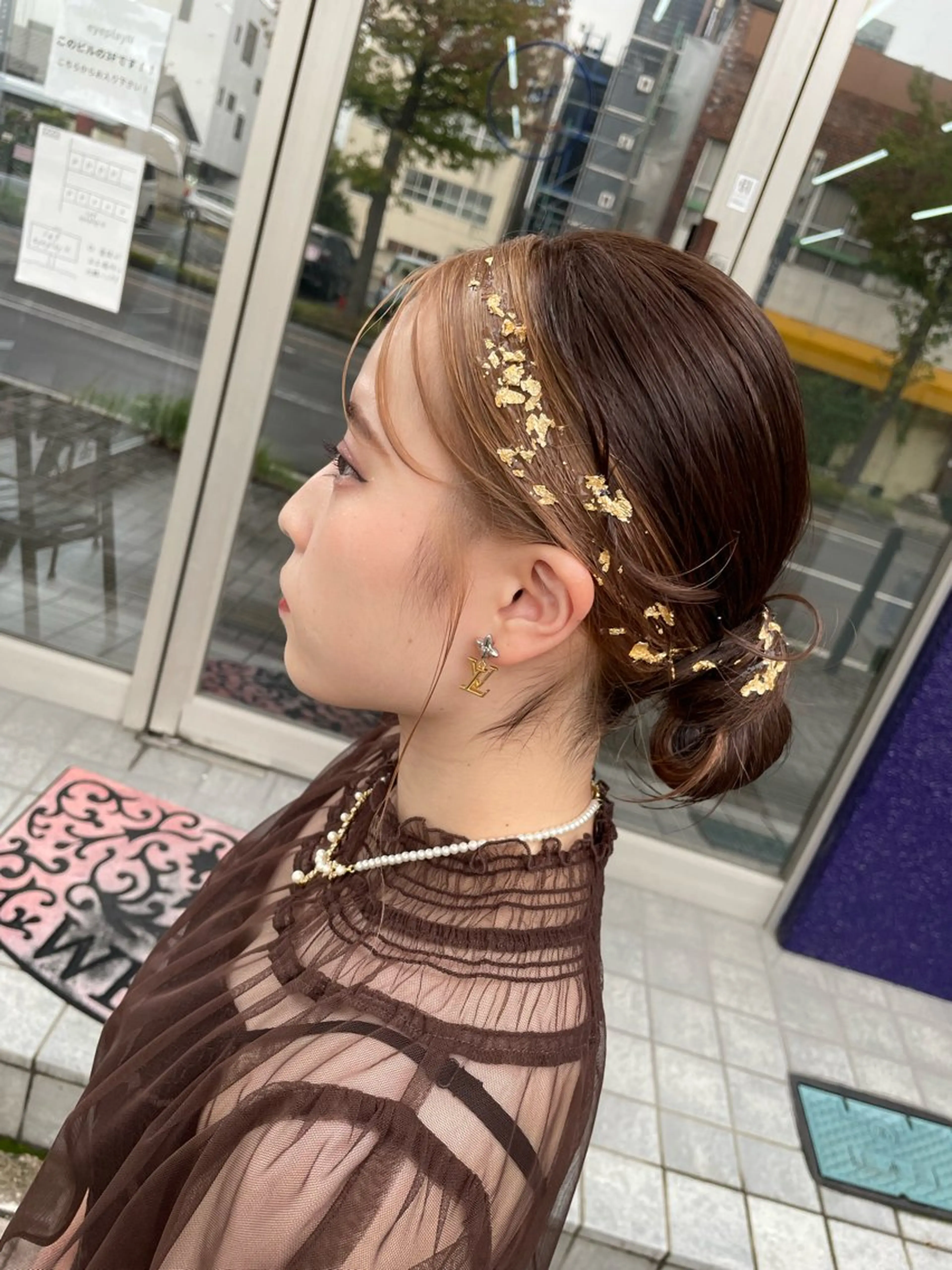ヘアアレンジ オノ アカネのヘアスタイル