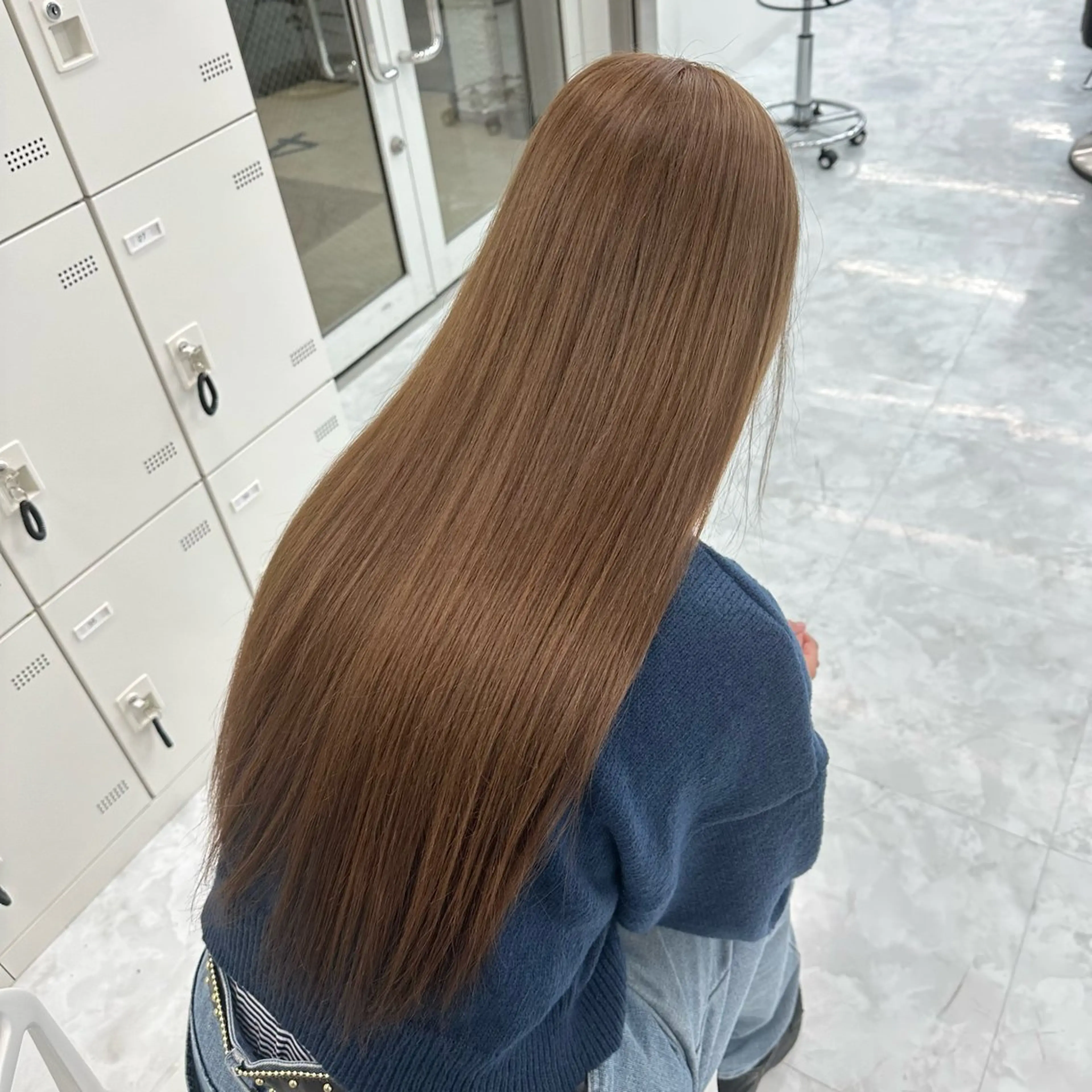 ロング カラー カット ヘアカラー トリートメント ヘッドスパ ヘアセット レイヤーダブルカラー KYON店長のヘアスタイル