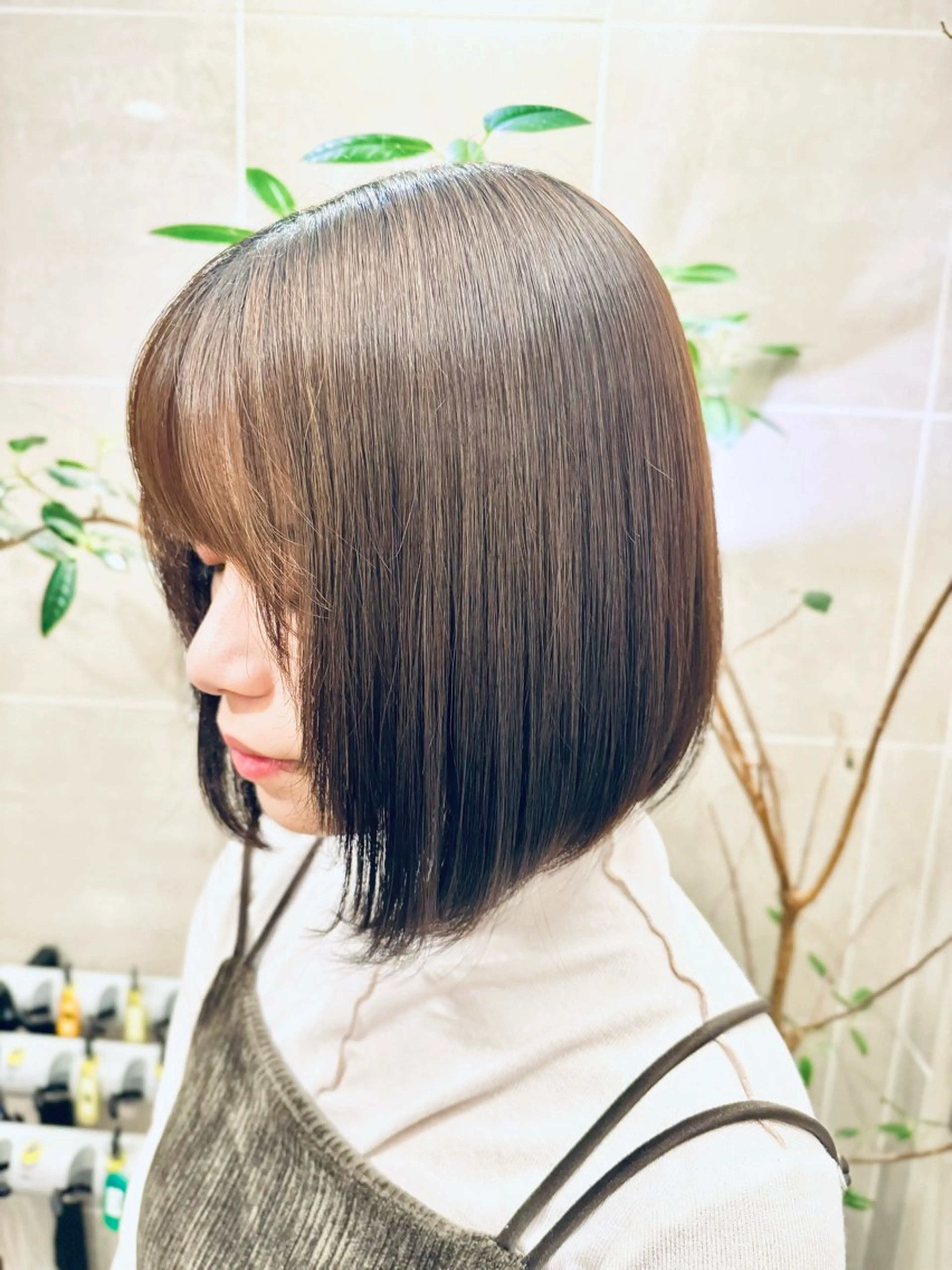 ミディアム 髪質改善池袋𓊆 大士𓊇ダブルカラーのヘアスタイル