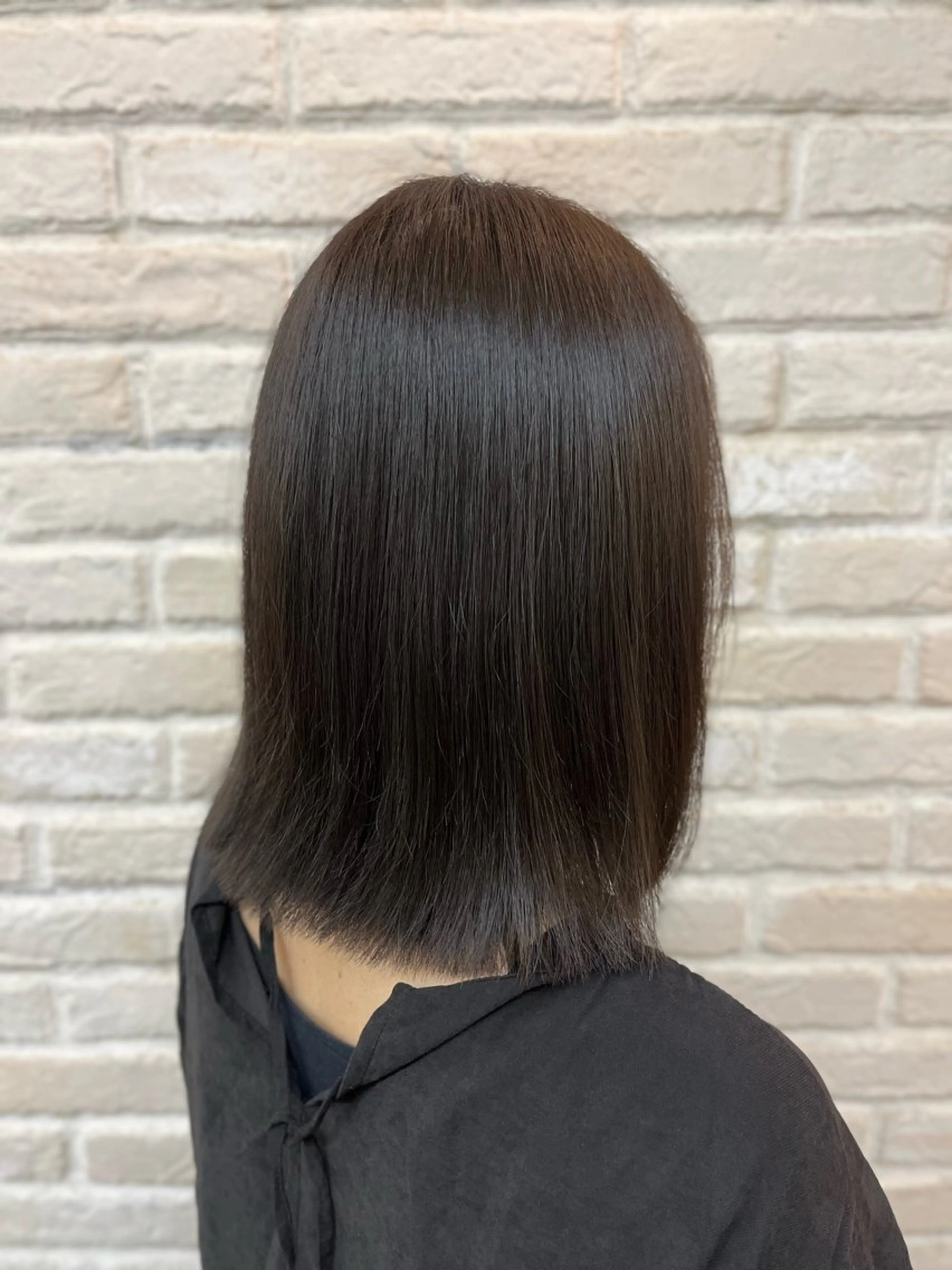 カラー 透明感カラー 奥野 澪のヘアスタイル