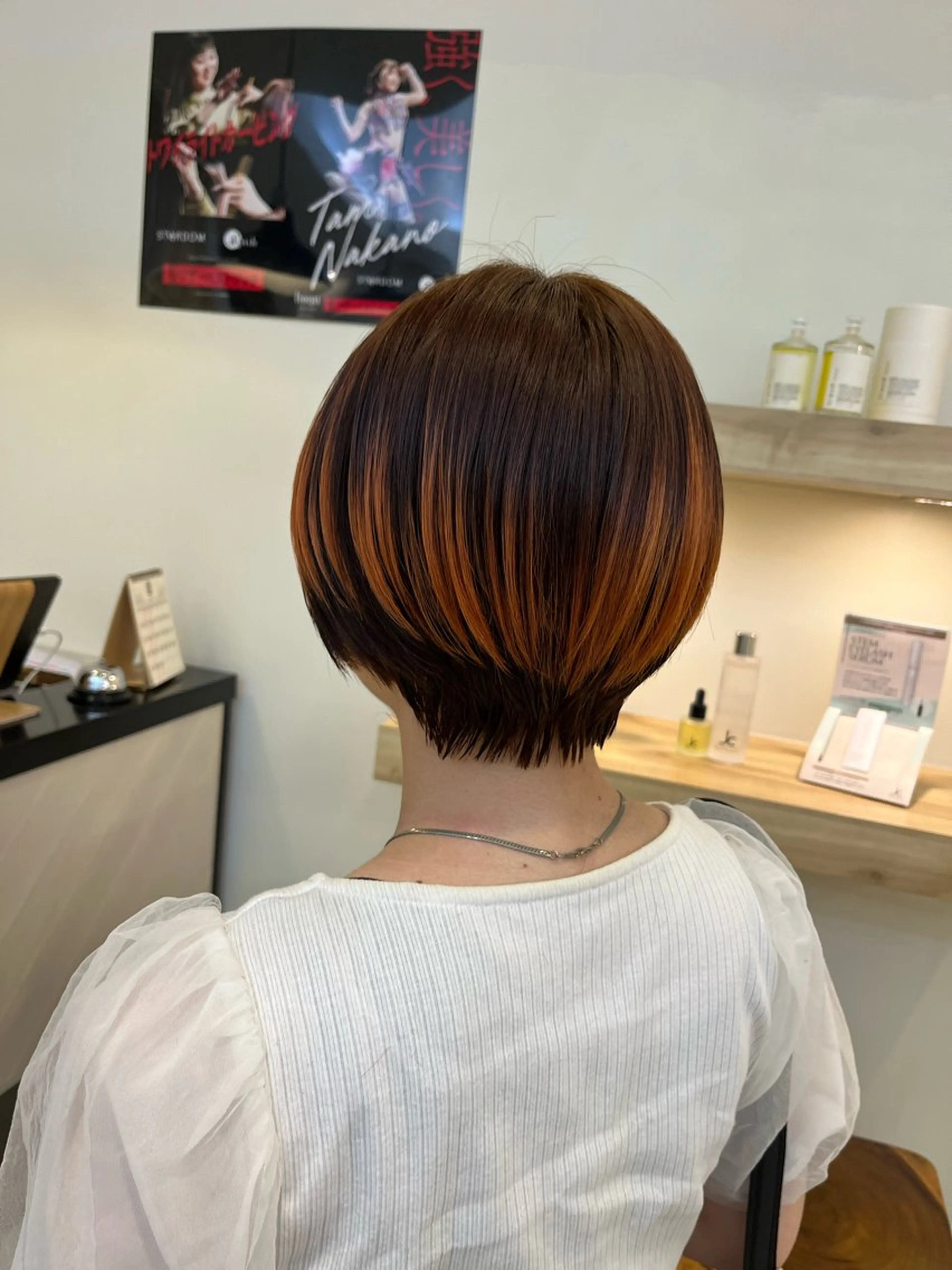 ショート コテ巻き風パーマ🫧 麻尋のヘアスタイル