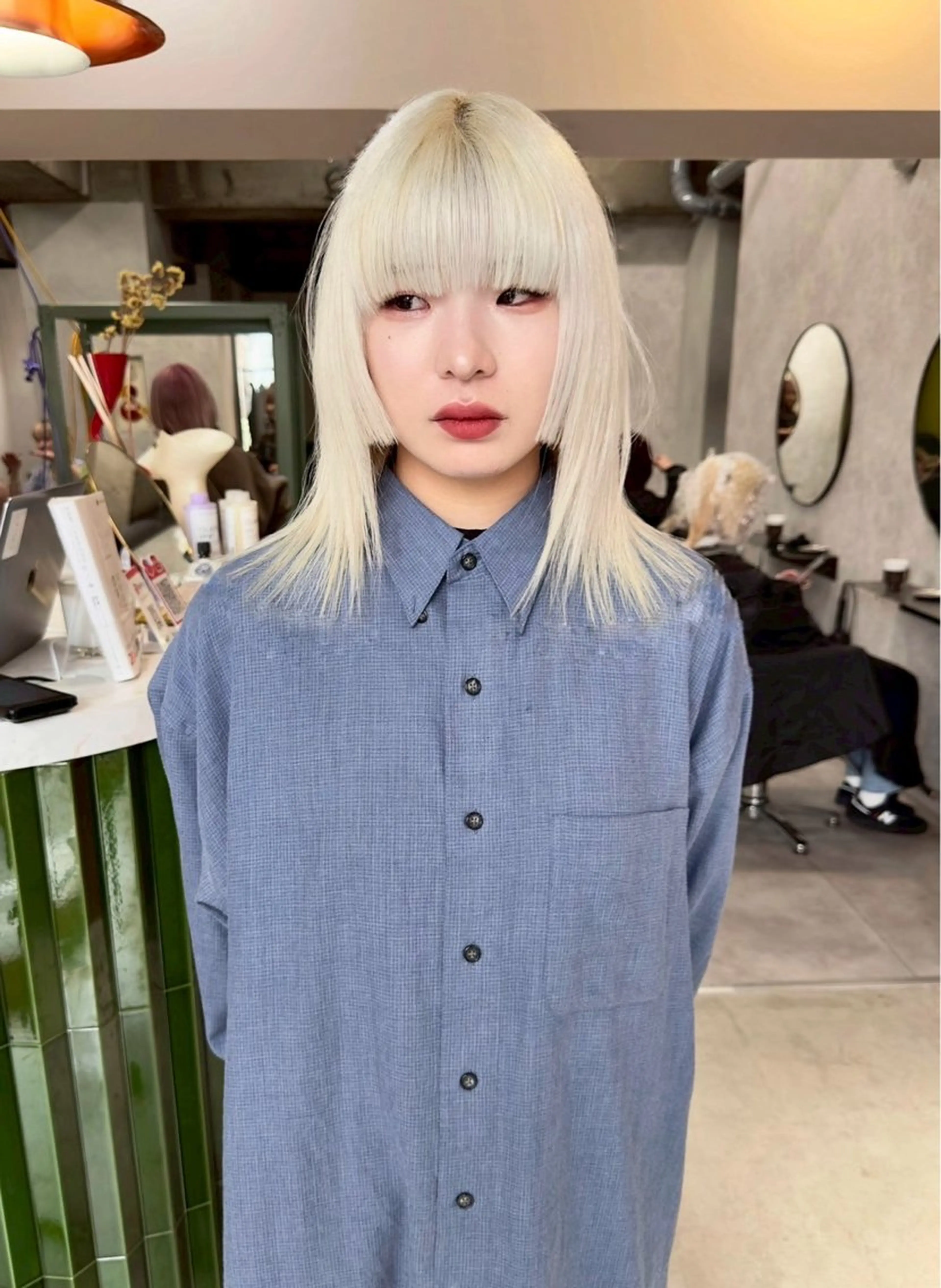 ✨️最高峰メニュー✨️エフェクトケアブリーチ2回×ケアカラー×システムトリートメント 梅田/ハイトーン/デザインの写真