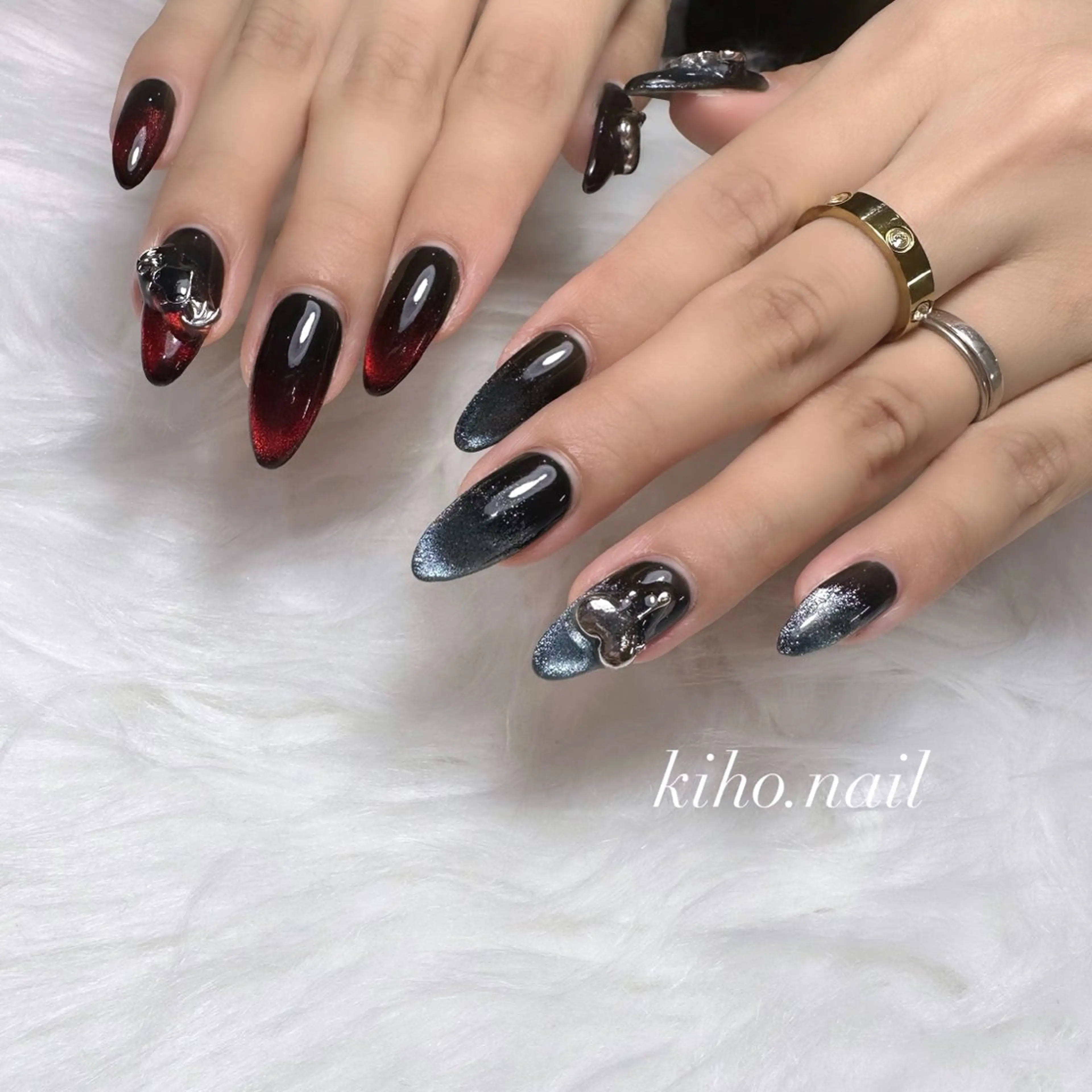 ネイル ハンドネイル KIHO 【週一深夜ネイル】のネイルデザイン