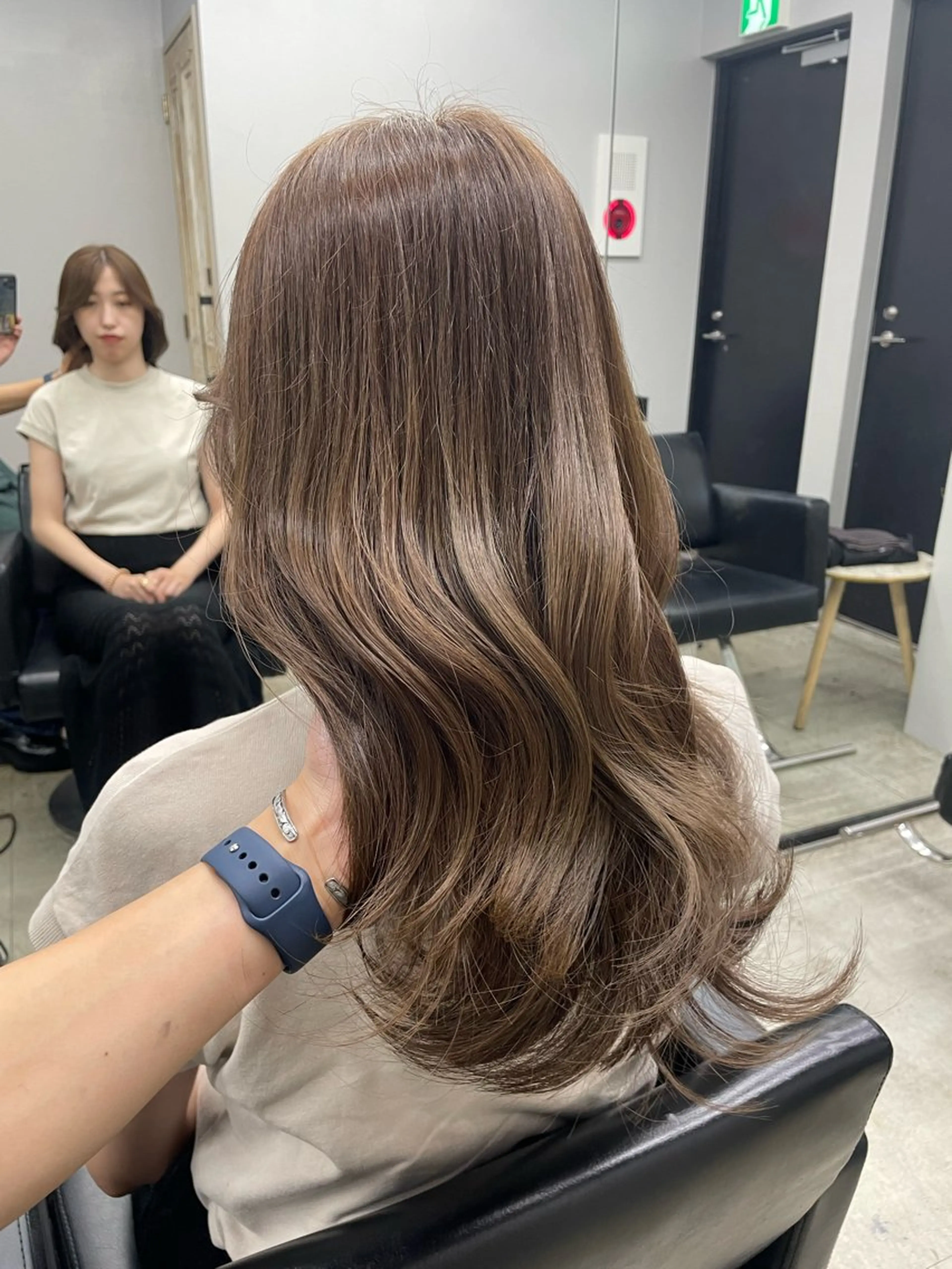 ロング カラー 新宿/韓国ヘア/ 髪質改善ストレートのヘアスタイル