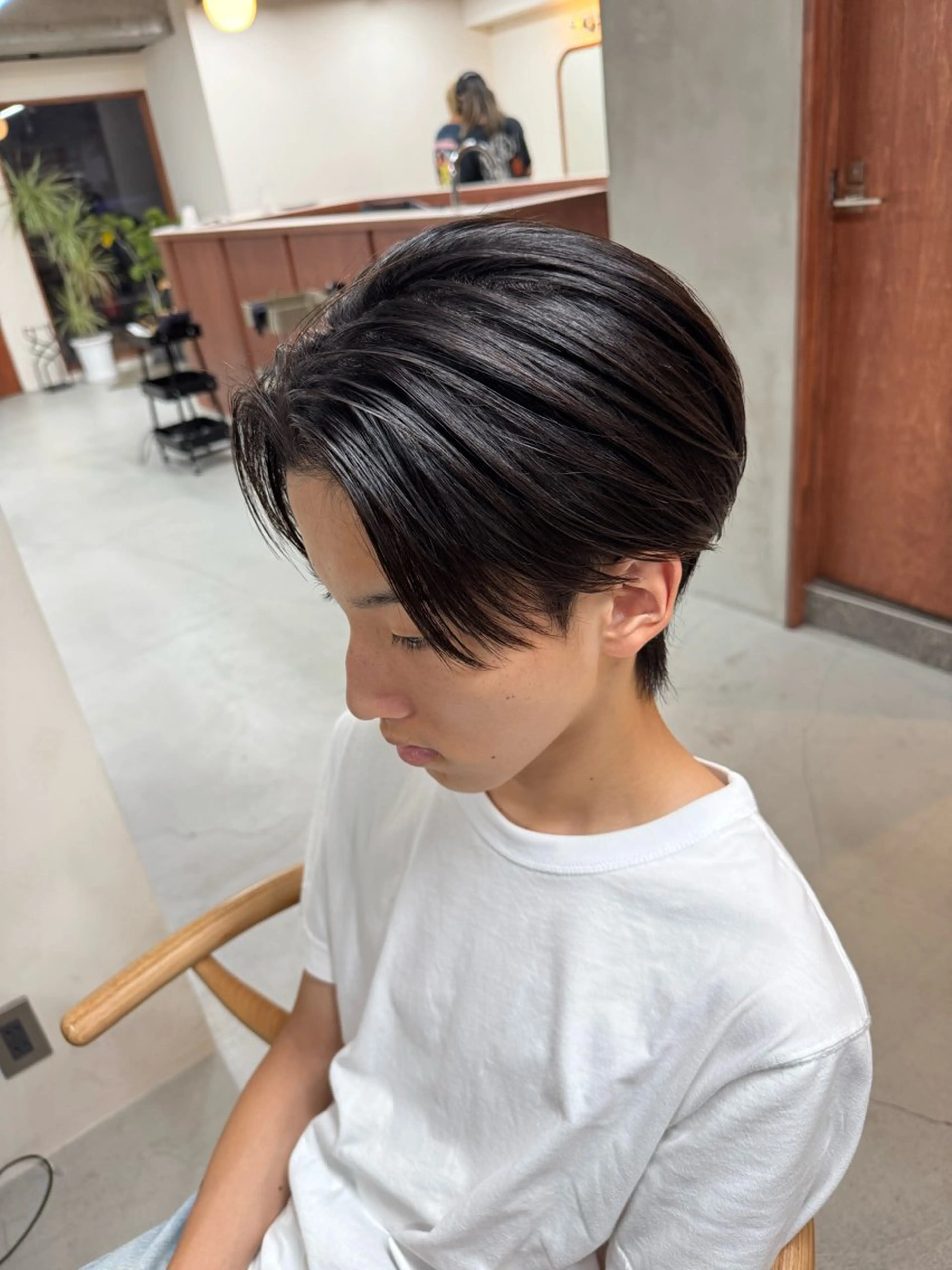 ショート パーマ メンズ 髪質改善 縮毛矯正 雪音/美髪縮毛矯正 /ニュアンスパーマのヘアスタイル