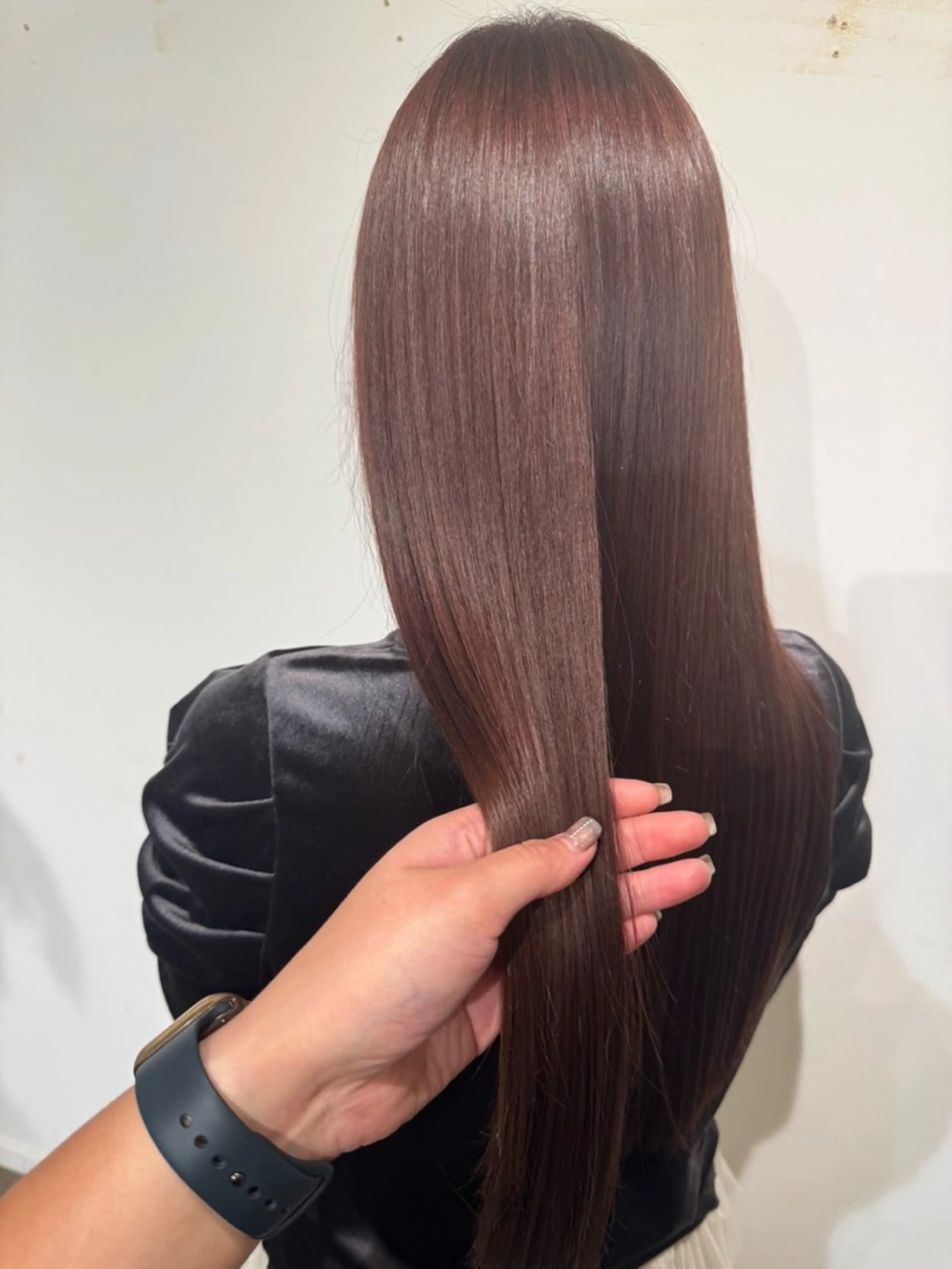 ロング ヘアカラー トリートメント miyu/ハイライト ブリーチモデル募集中のヘアスタイル