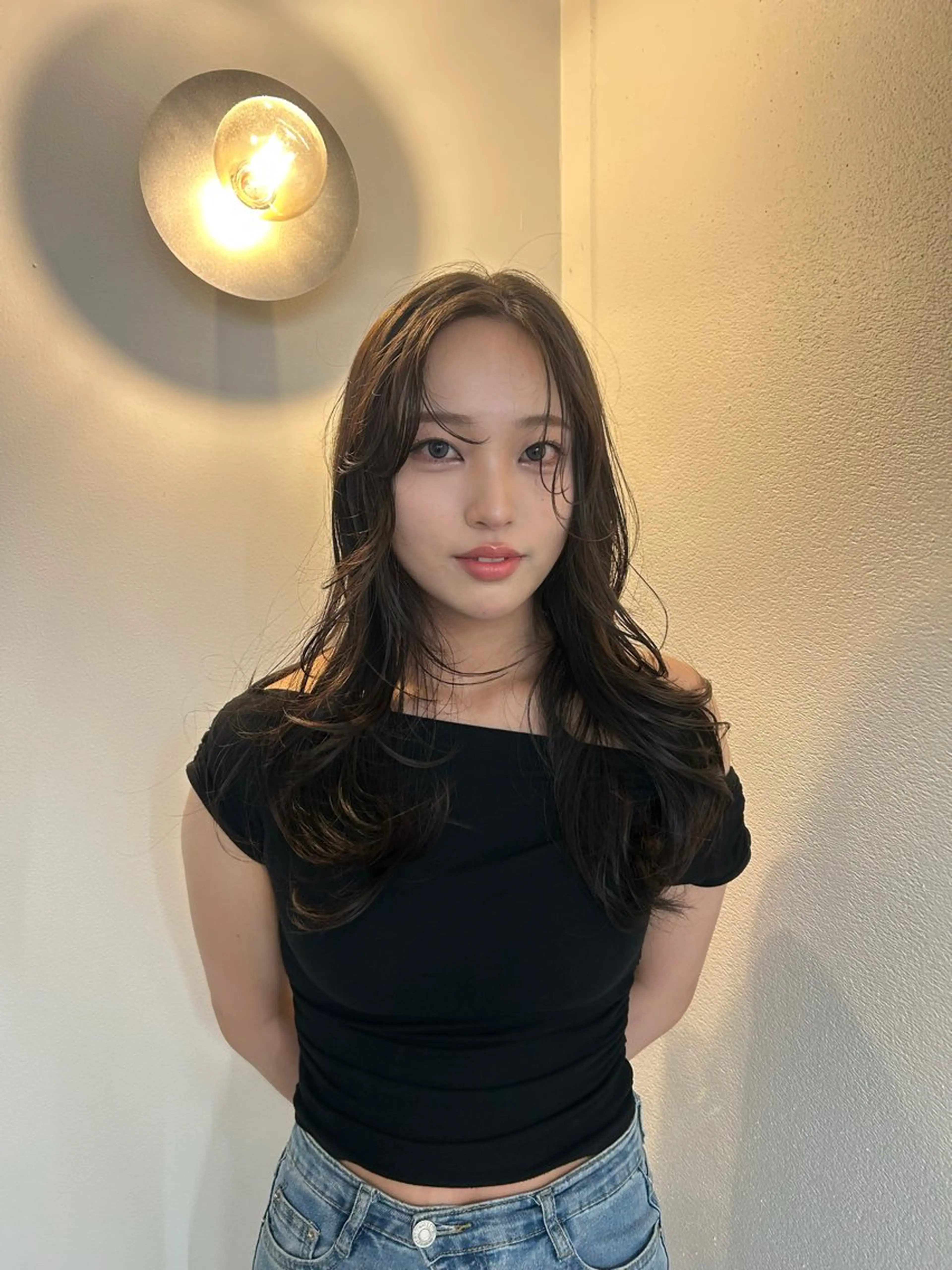 ロング カット ヘアカラー mao/栄/tenn /暖色/ハイトーンのヘアスタイル