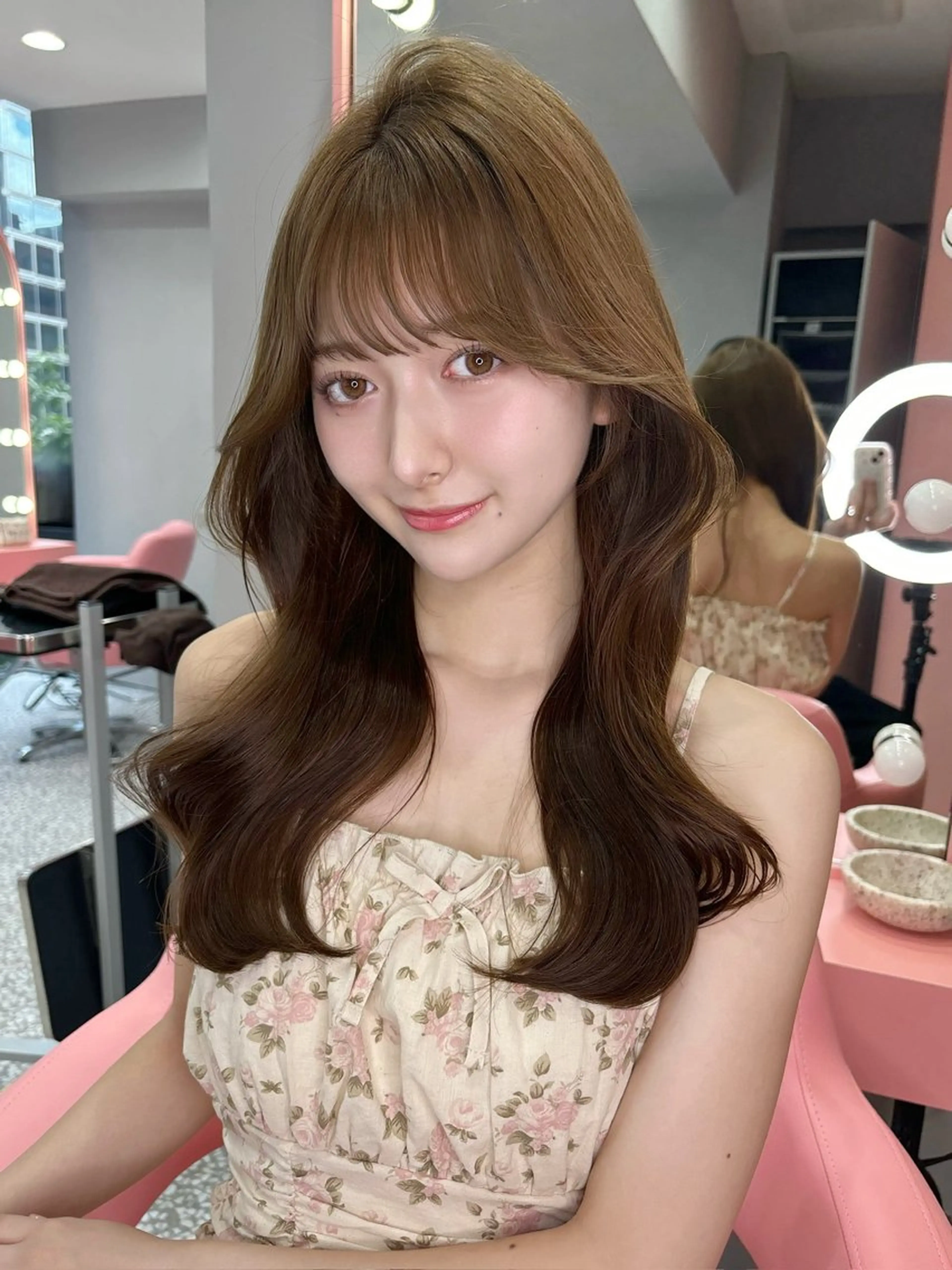 ロング kanna♡ 韓国ヘアーのヘアスタイル