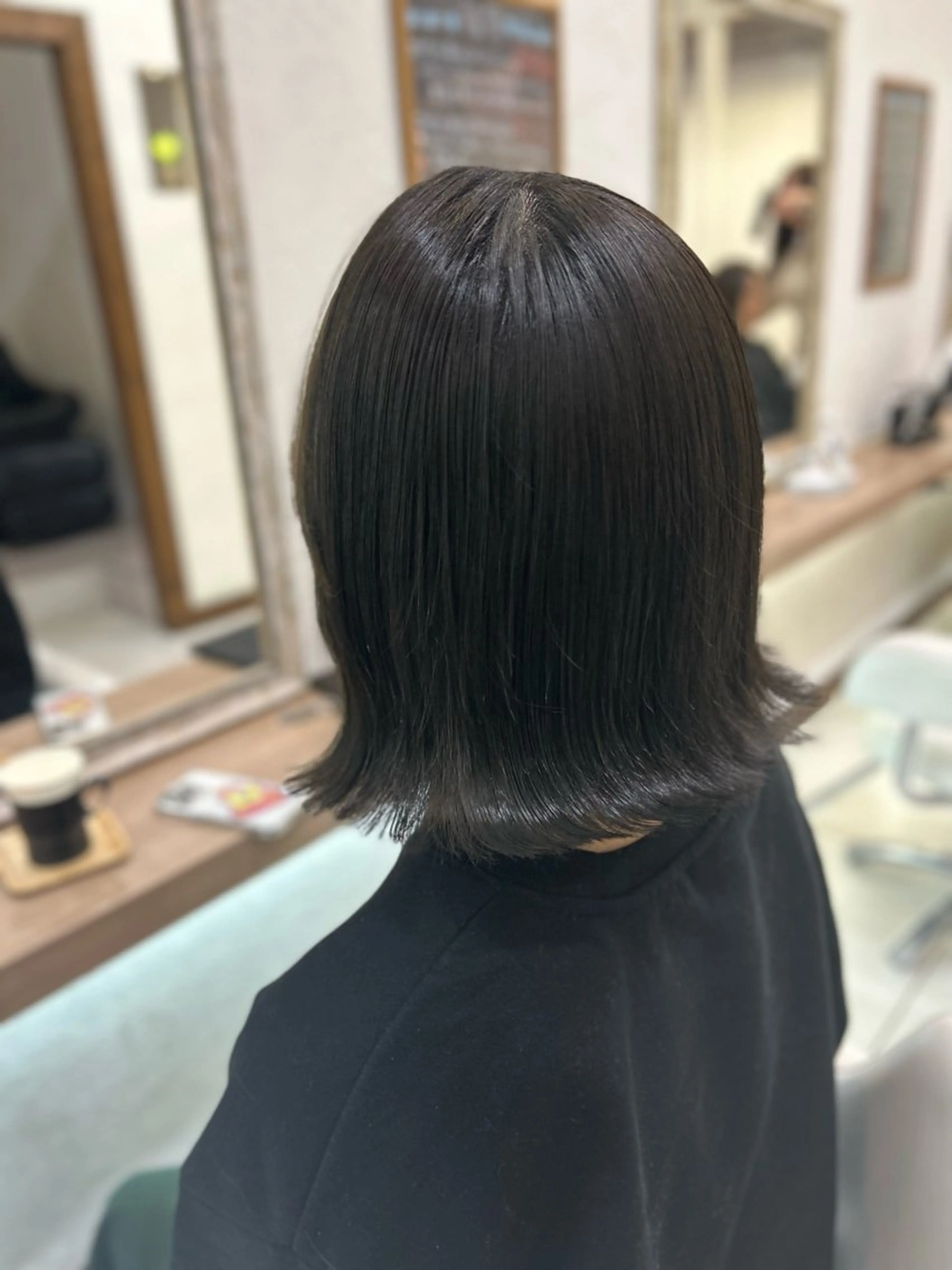 ミディアム カラー 縮毛矯正/髪質改善/ 艶髪ササキナツミのヘアスタイル