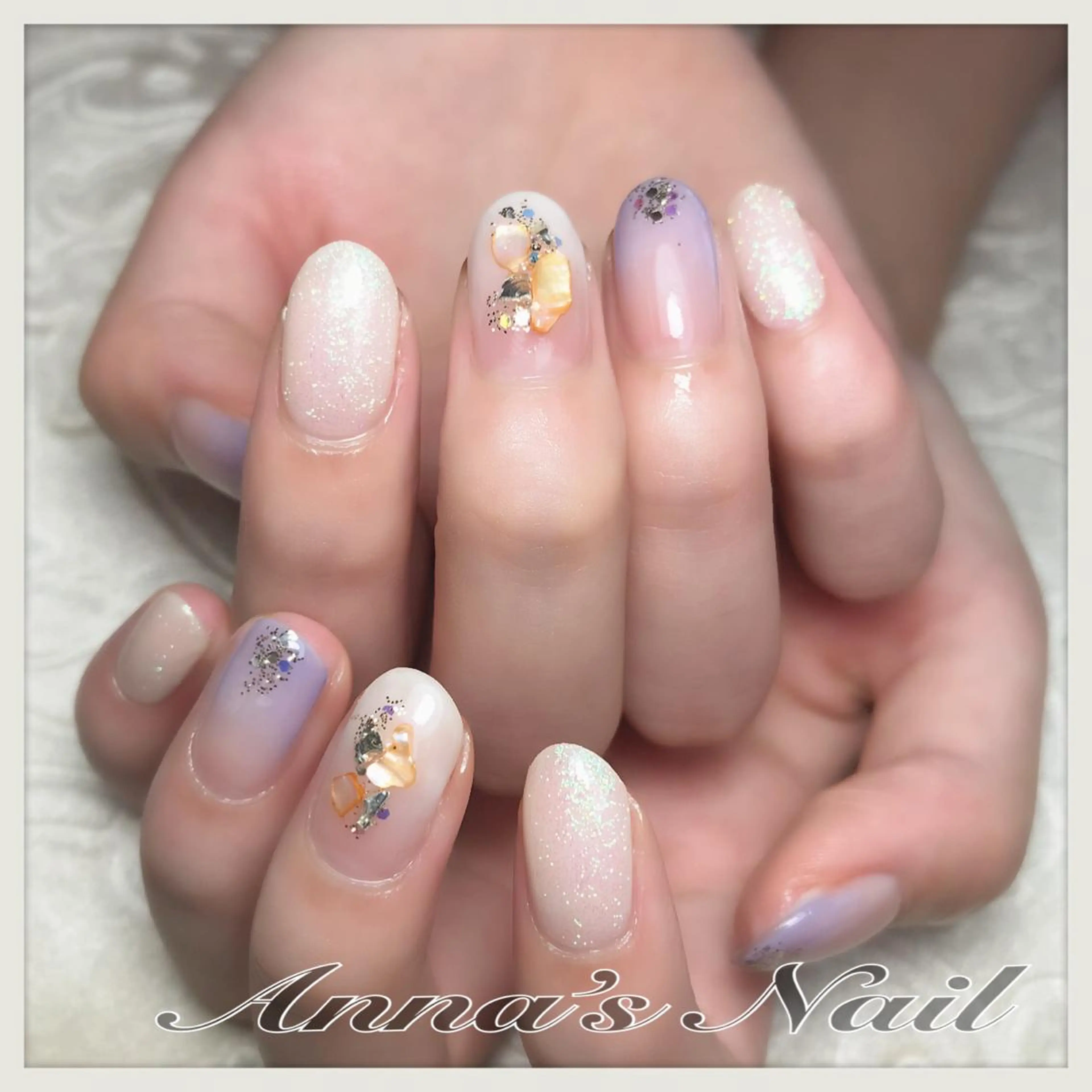 ネイル 清口 杏奈のネイルデザイン