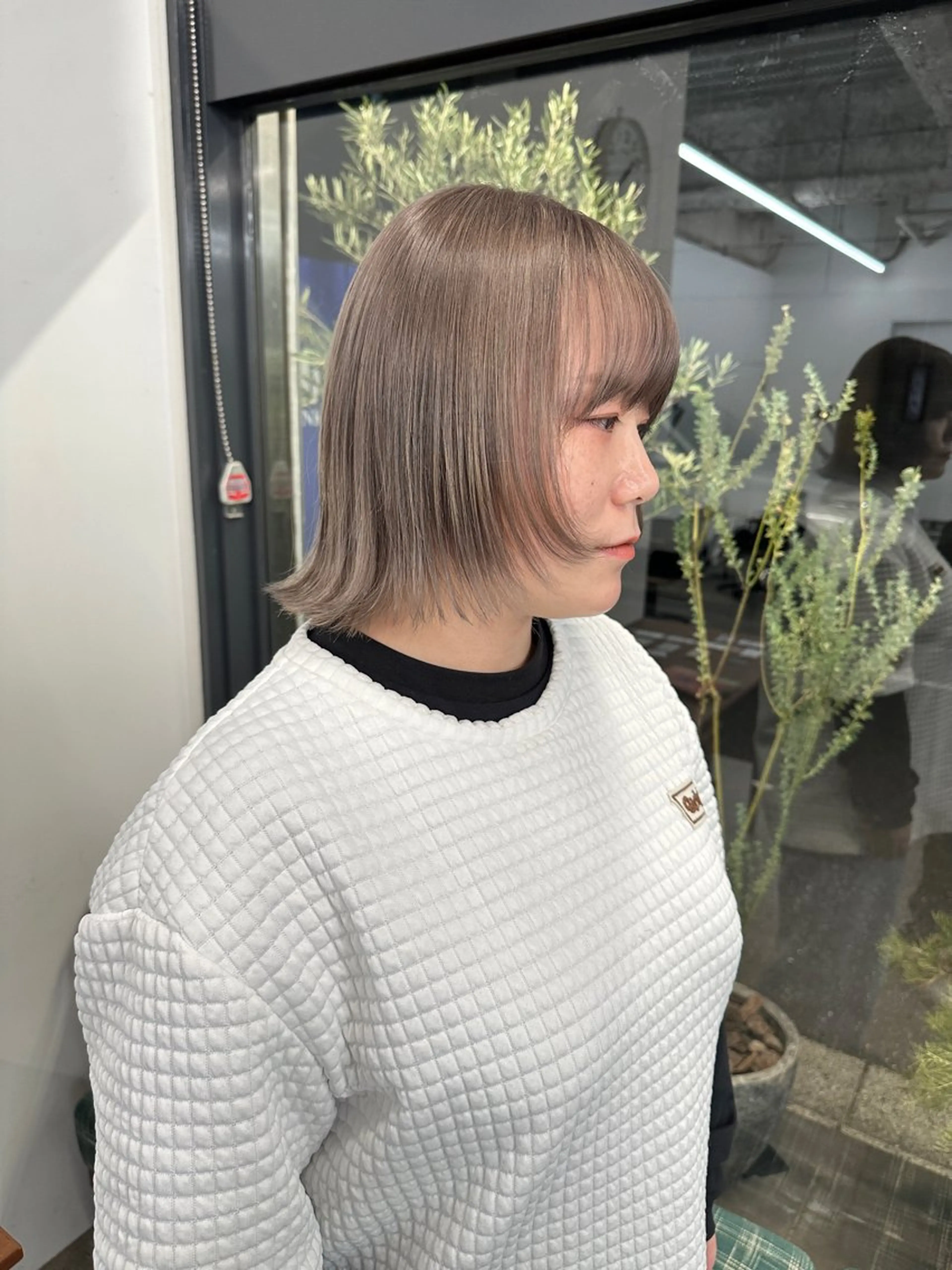 カラー グレージュ ヘアカラー ダブルカラー 大募集中❣️ あいりのヘアスタイル