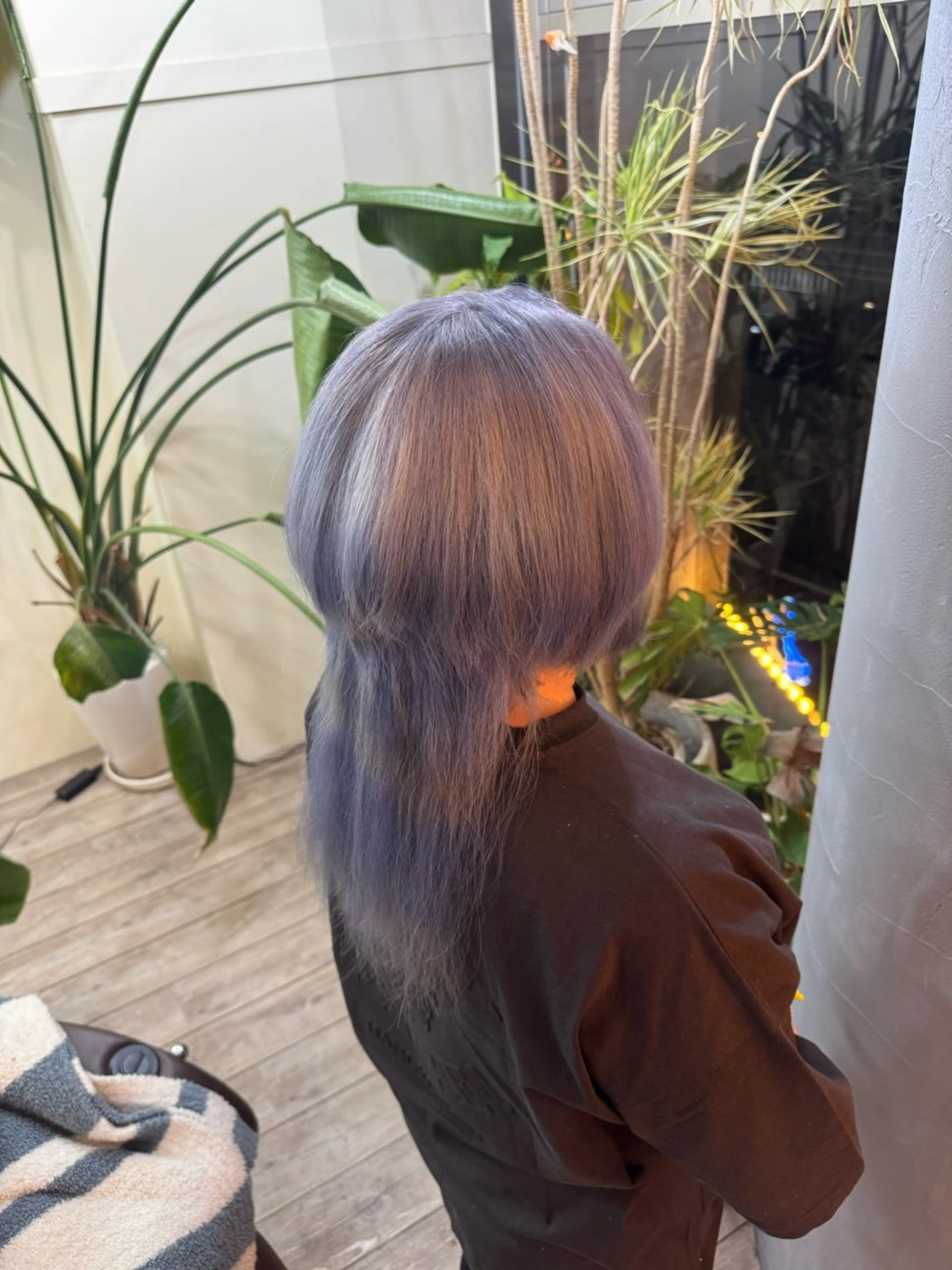 セミロング カラー ヘアカラー 若尾 貴斗のヘアスタイル