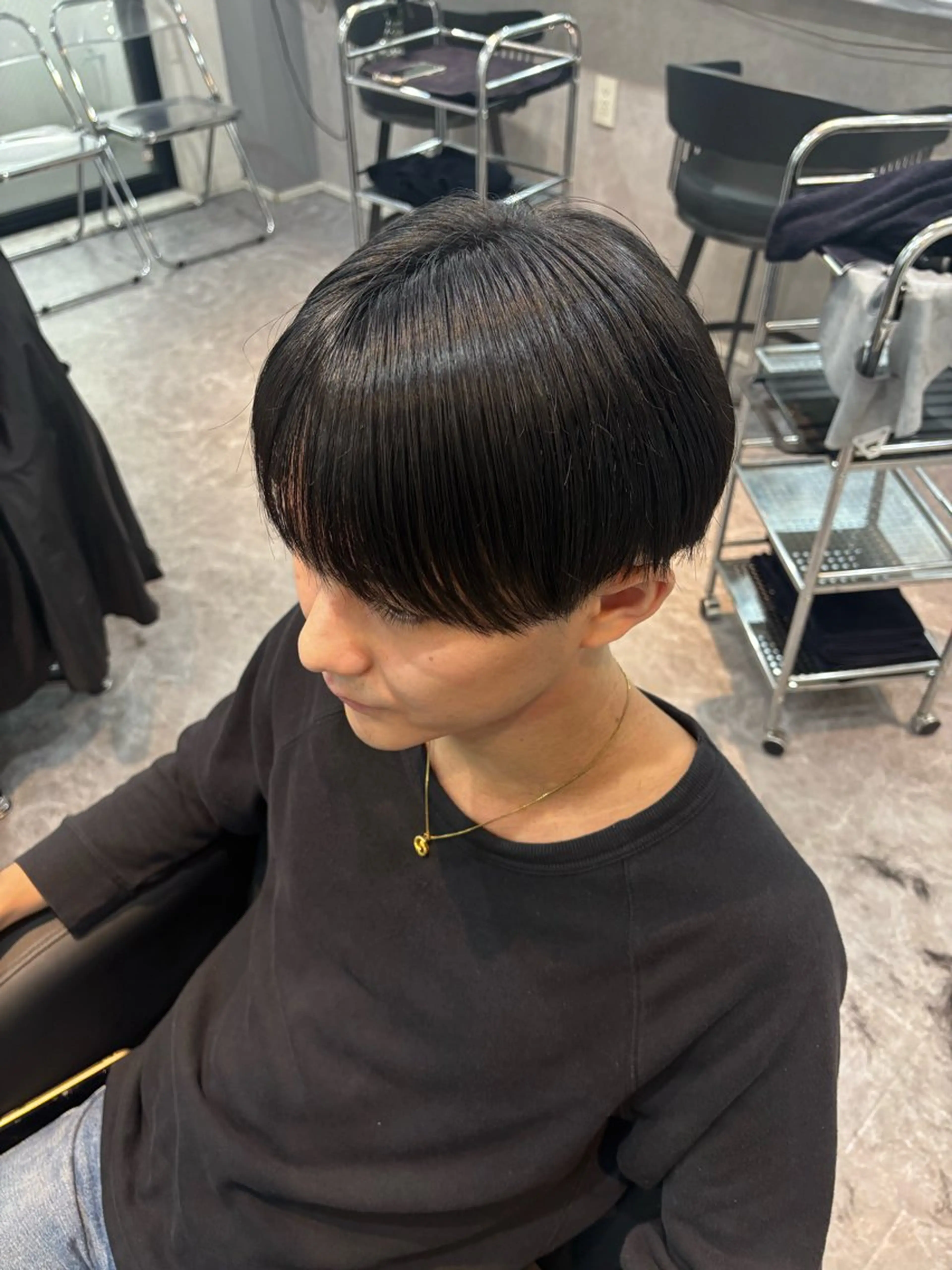 ショート カット 縮毛矯正 石井希武/学芸大学/ パーマ/縮毛矯正のヘアスタイル