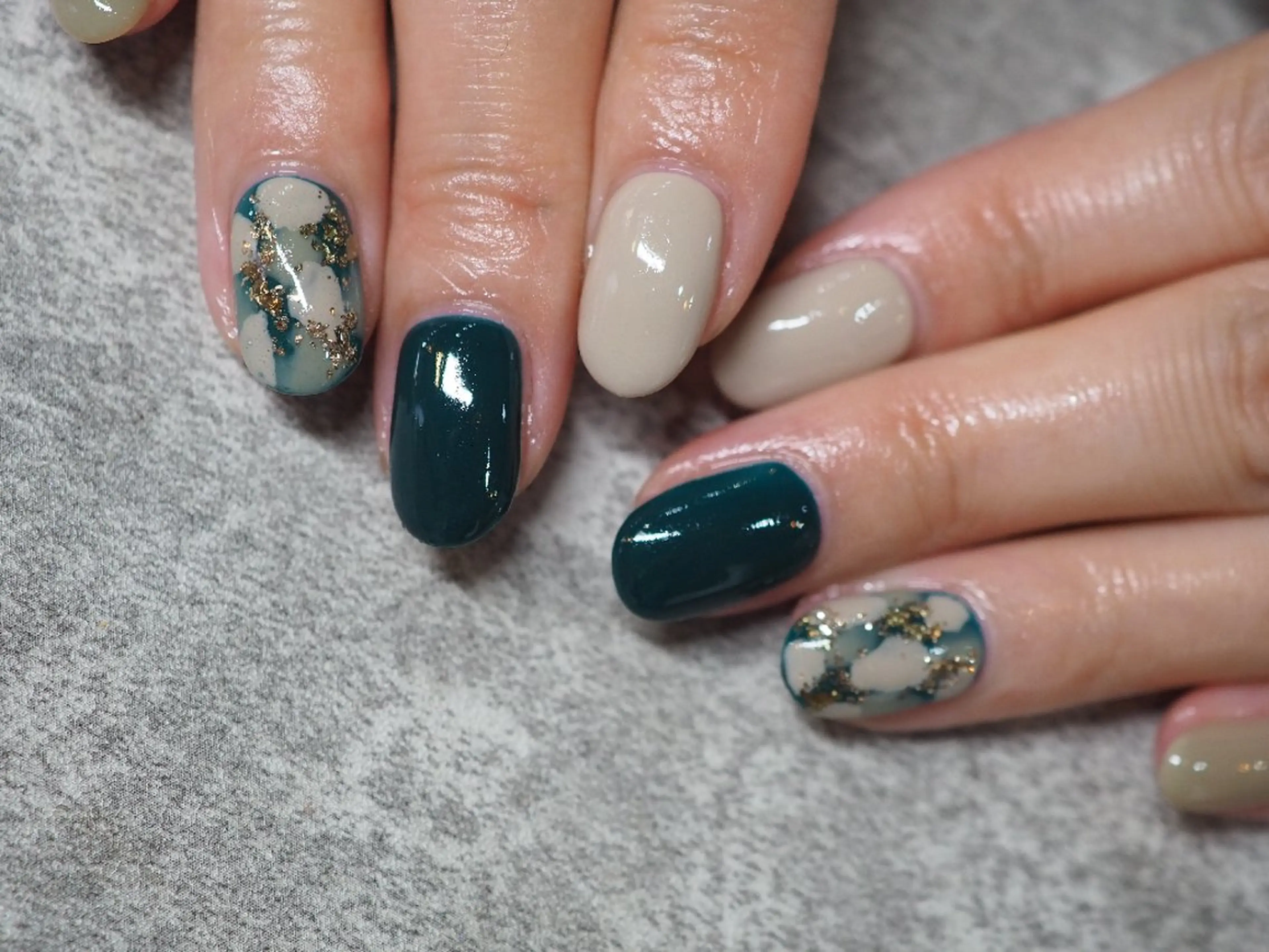 ネイル ハンドネイル glaNje 福光のネイルデザイン