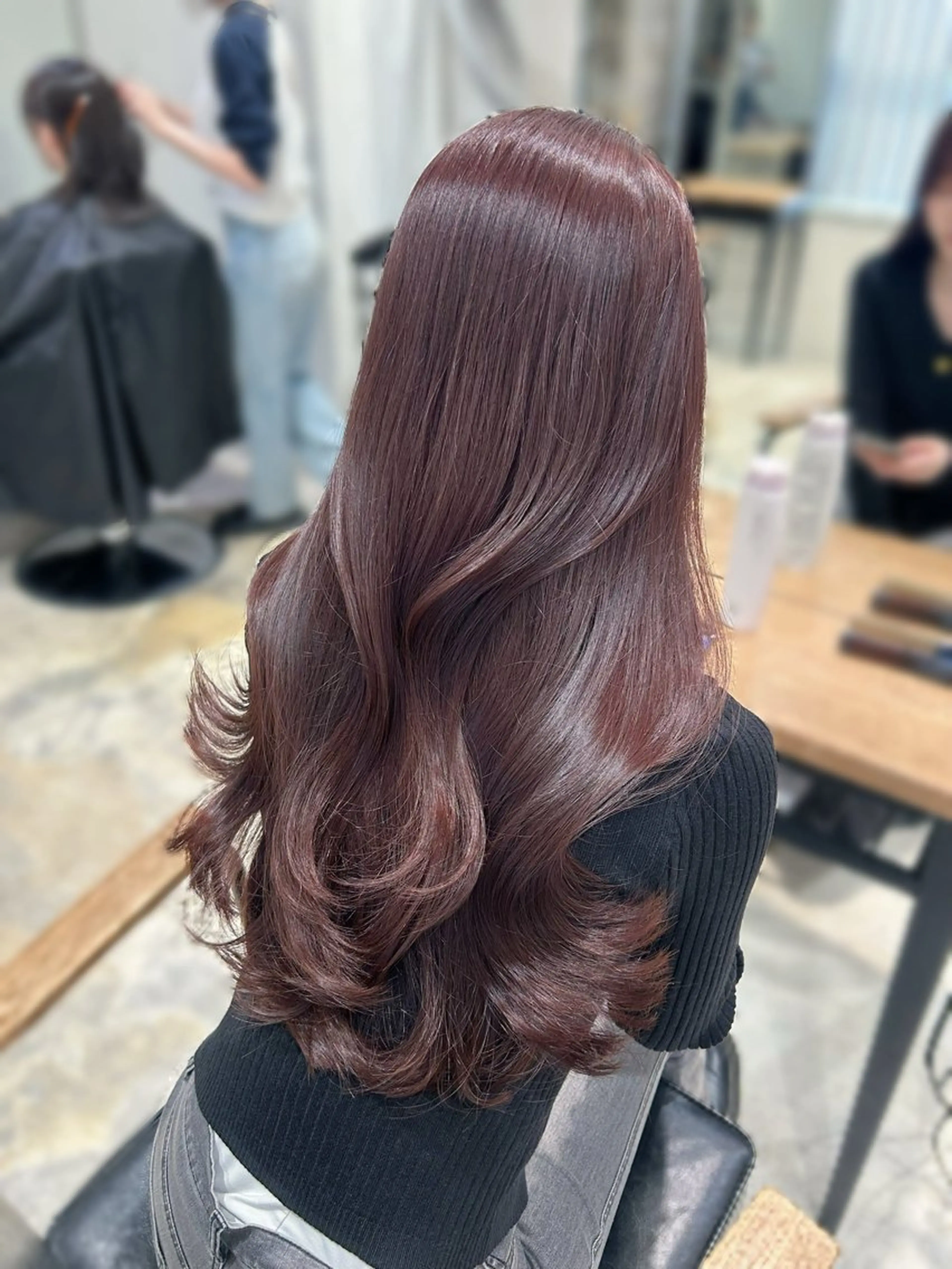 カラー minori🤎 ナチュラル韓国ヘアのヘアスタイル