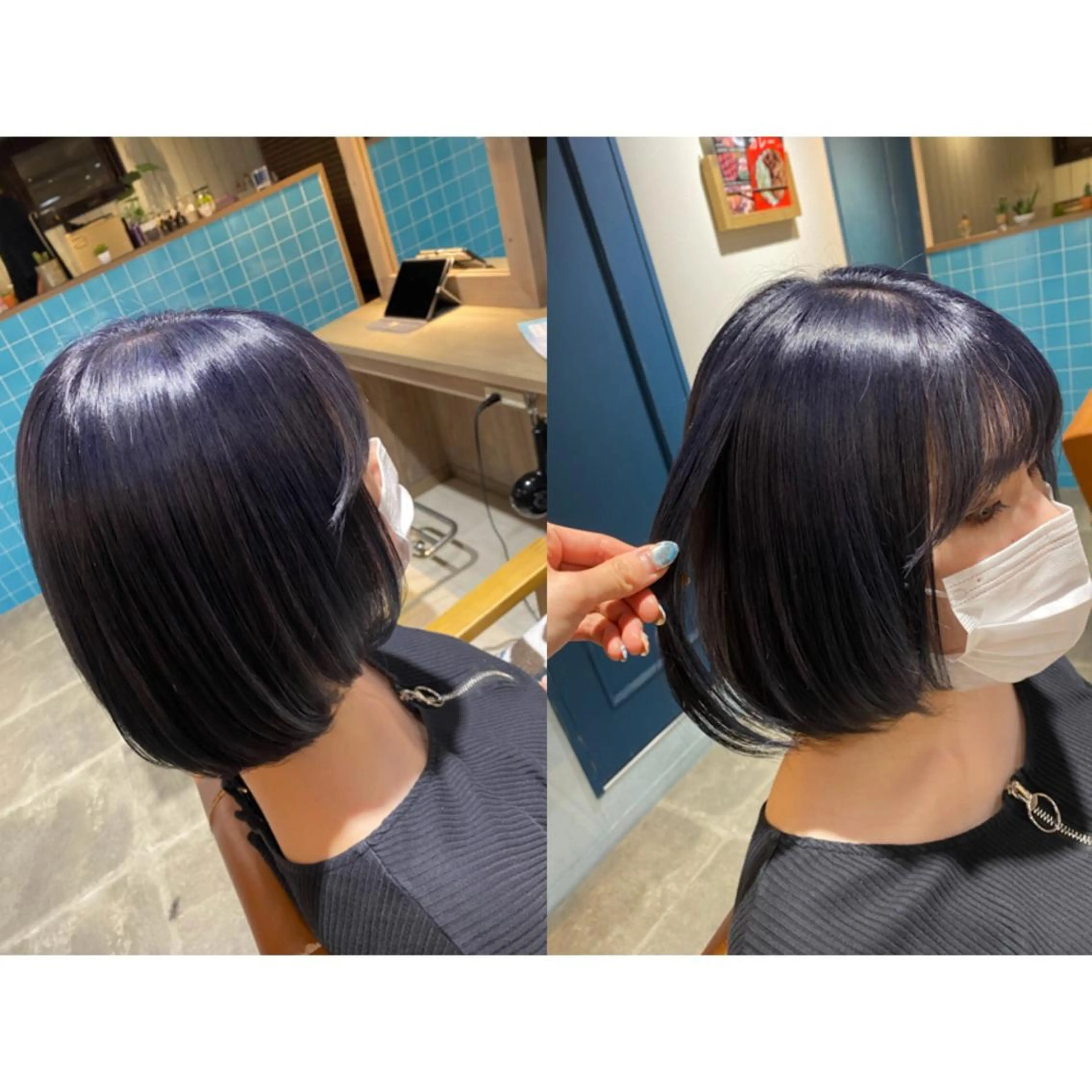 カラー ブリーチ カット ヘアカラー 🐻結んで可愛い hair EMI🐻のヘアスタイル