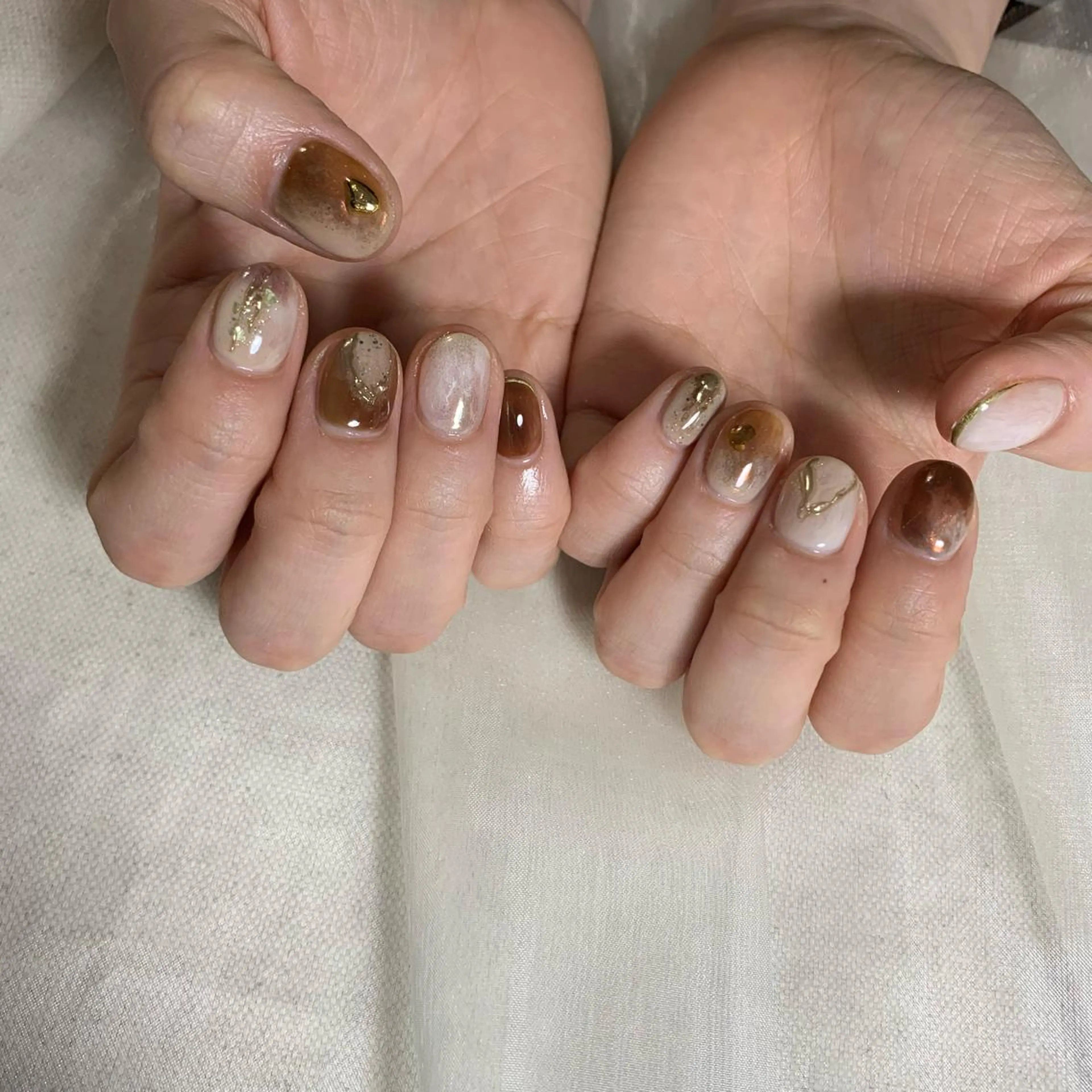 ネイル ハンドネイル 里見 麗のネイルデザイン